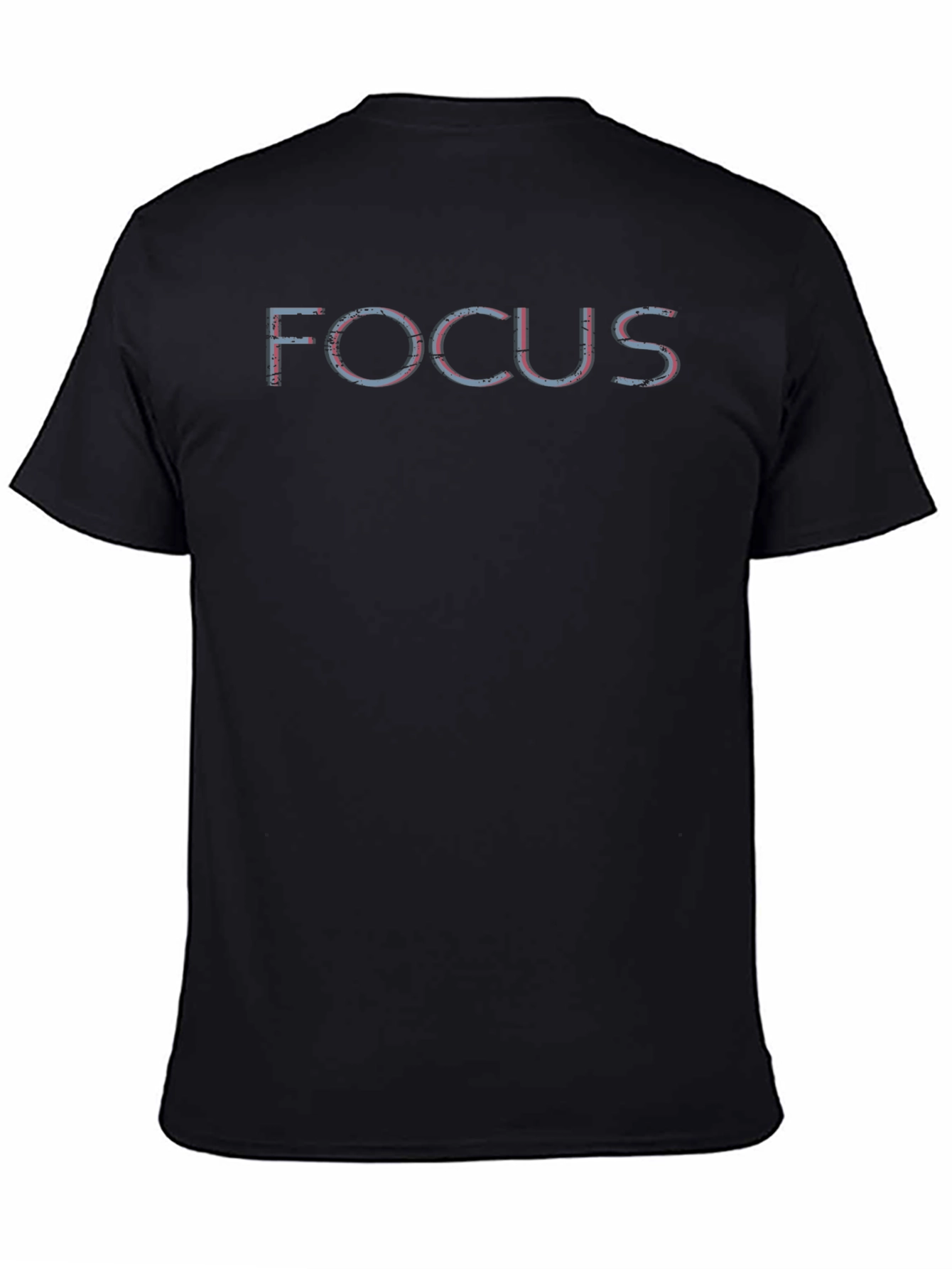 Focus Graphic Print Crew Neck T-Shirt