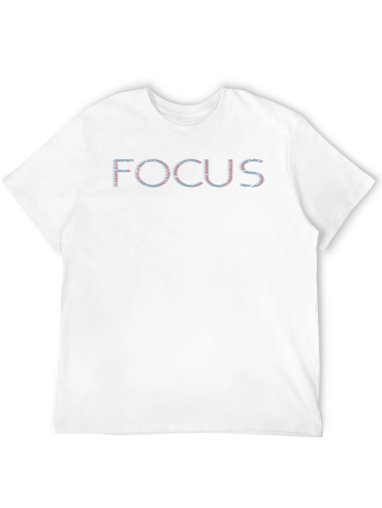 Focus Graphic Print Crew Neck T-Shirt