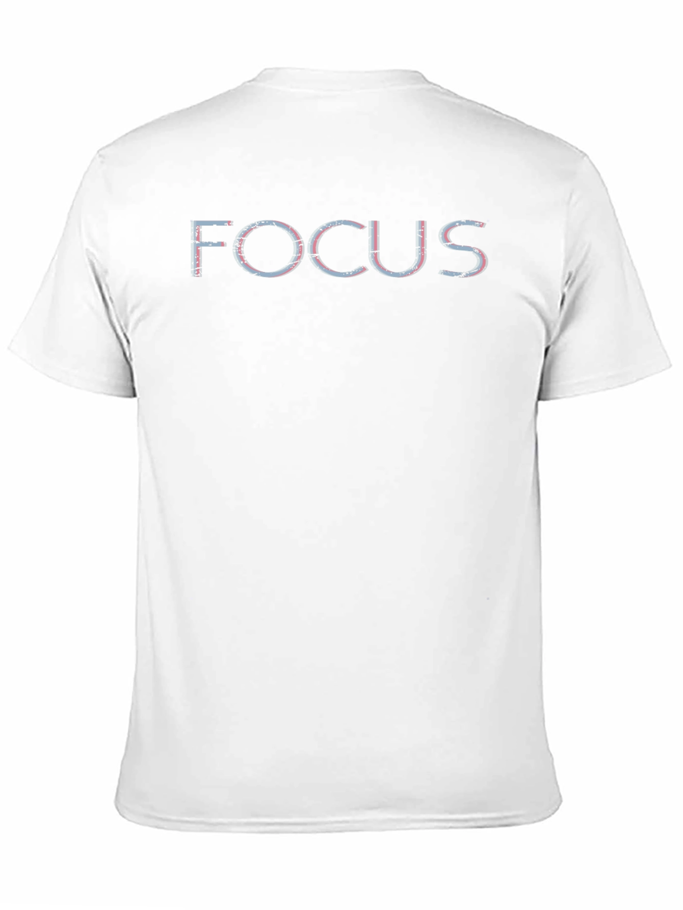 Focus Graphic Print Crew Neck T-Shirt