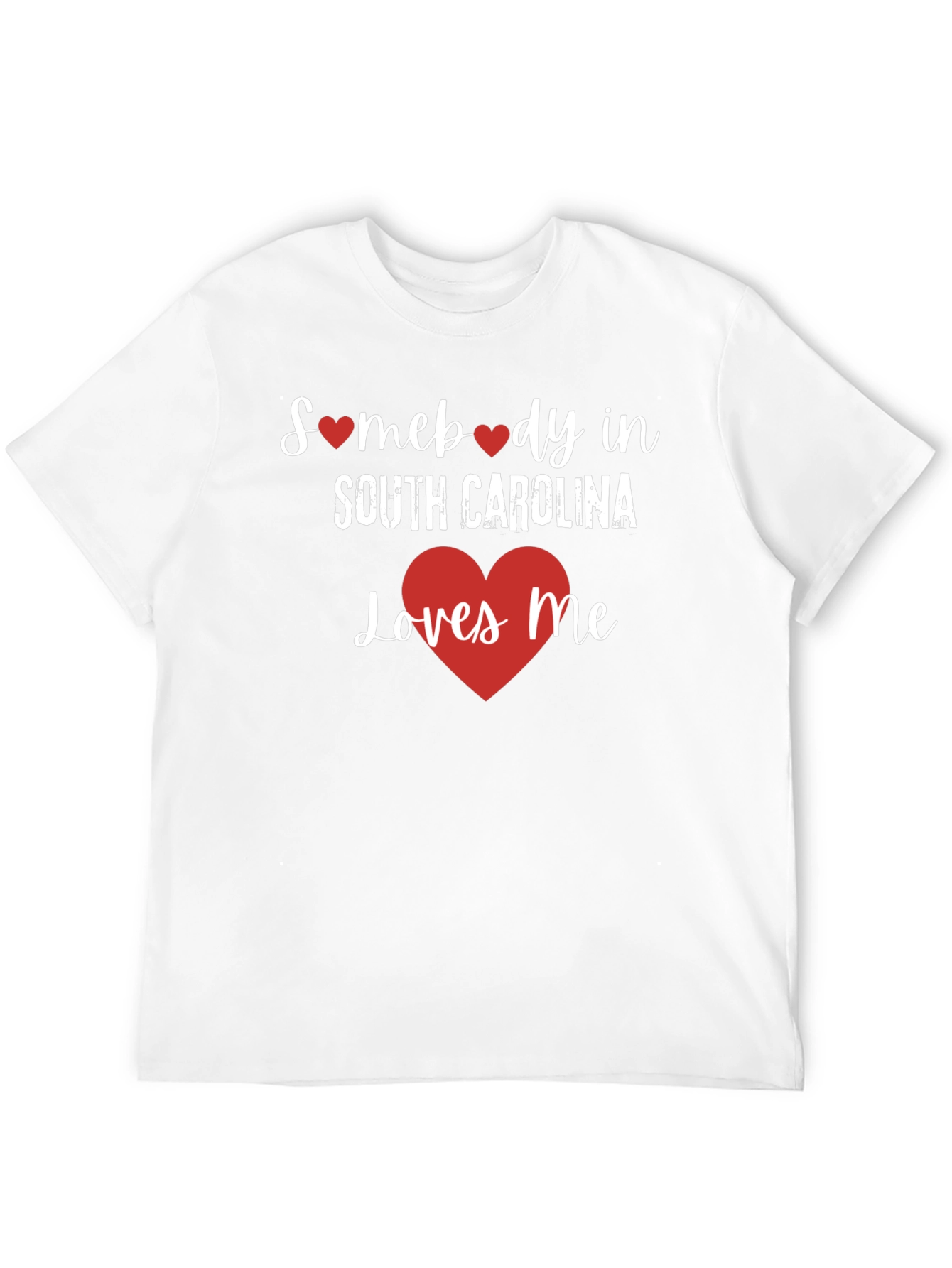 South Carolina Loves Me Black T-Shirt