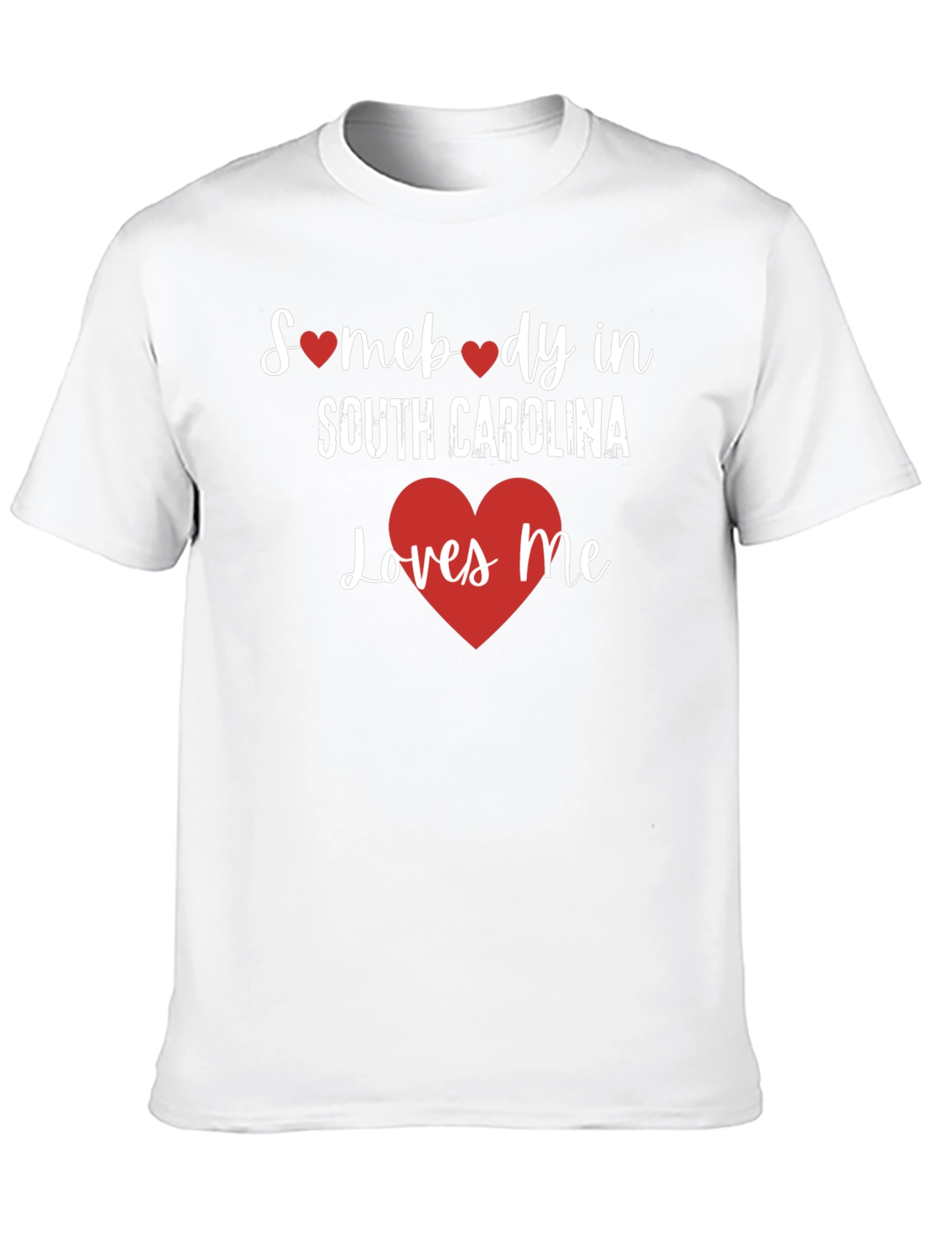 South Carolina Loves Me Black T-Shirt