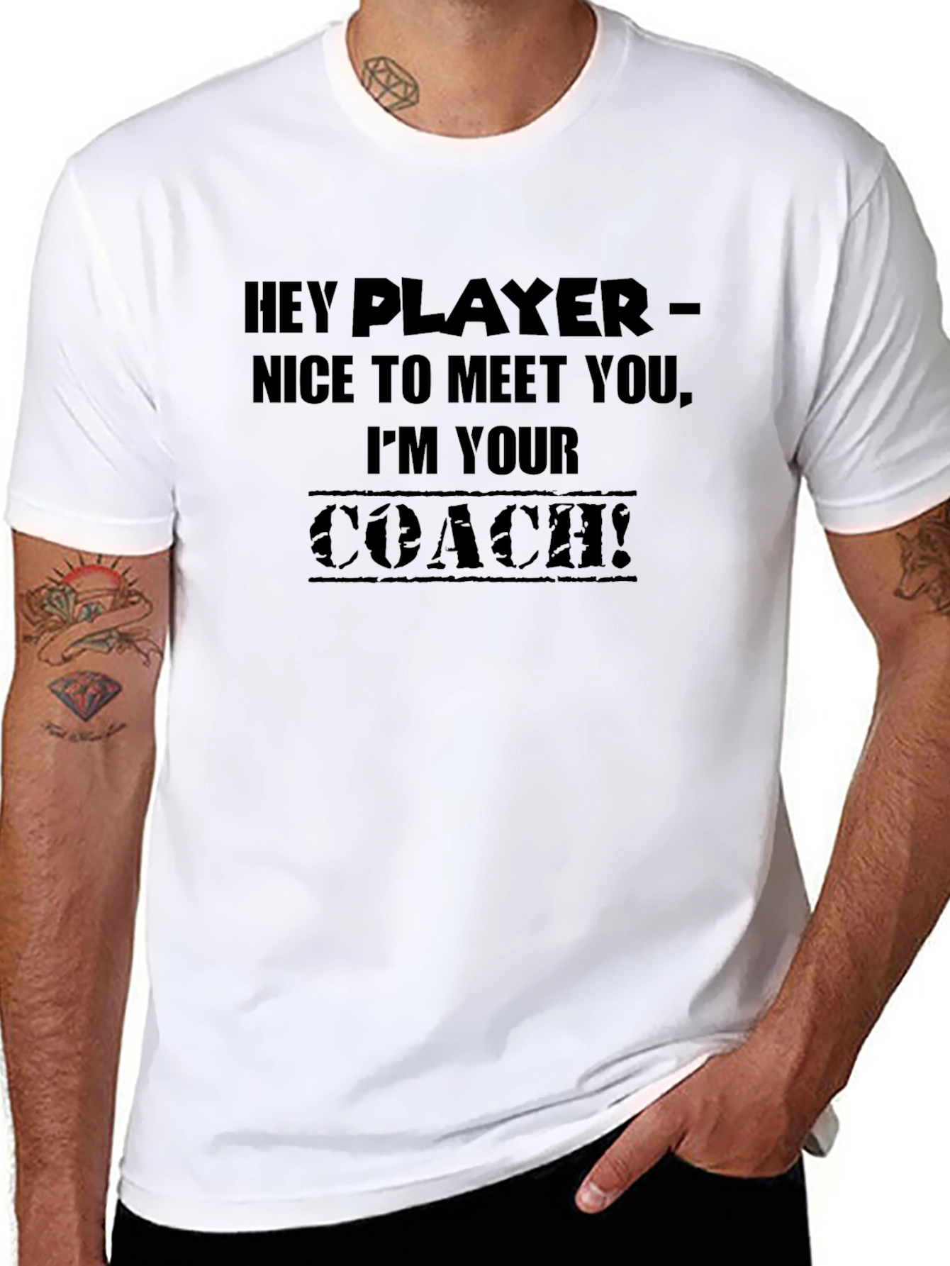 Hey Player Im Your Coach T-Shirt