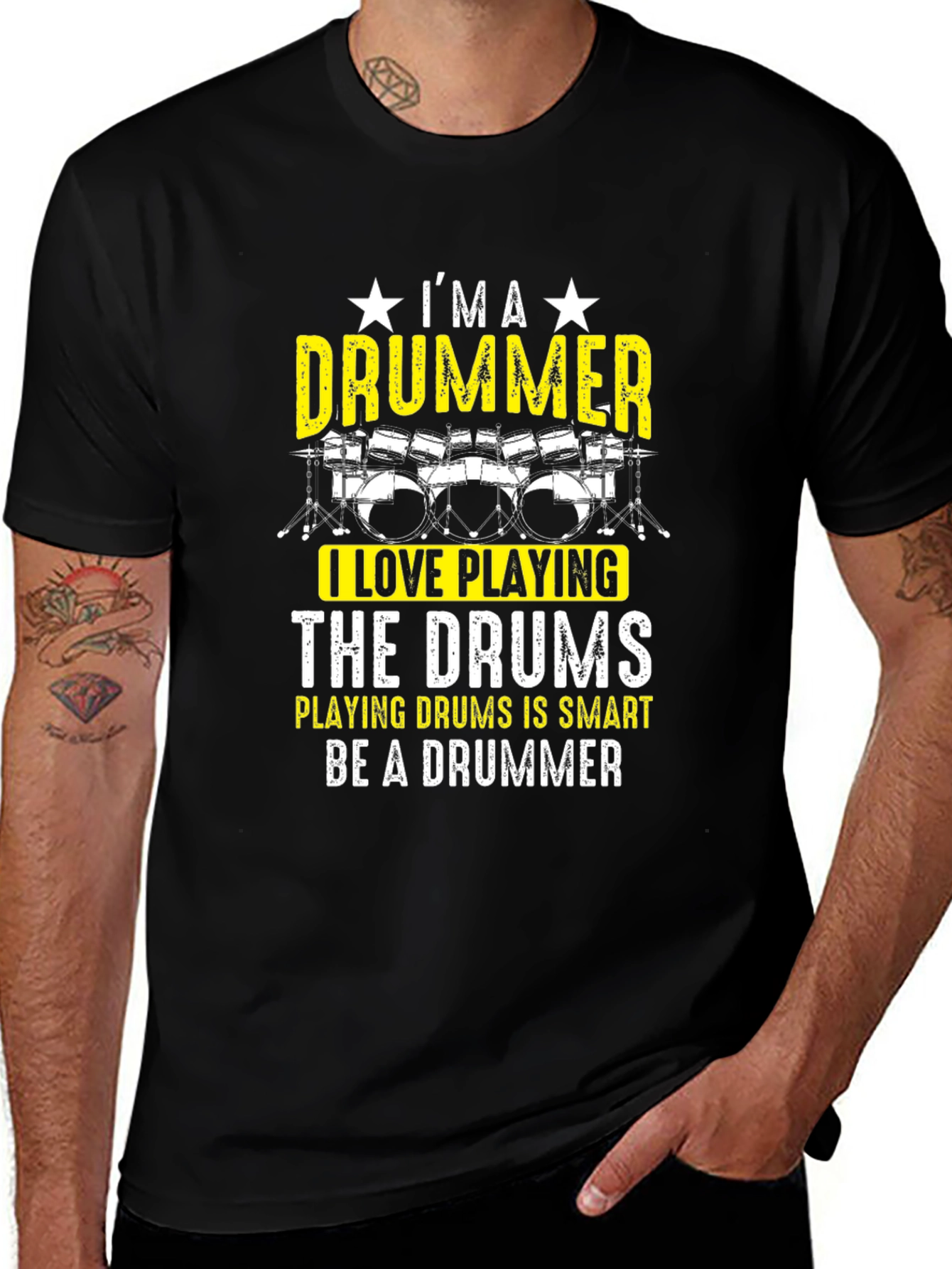 Im A Drummer T-Shirt - Funny Musician Tee