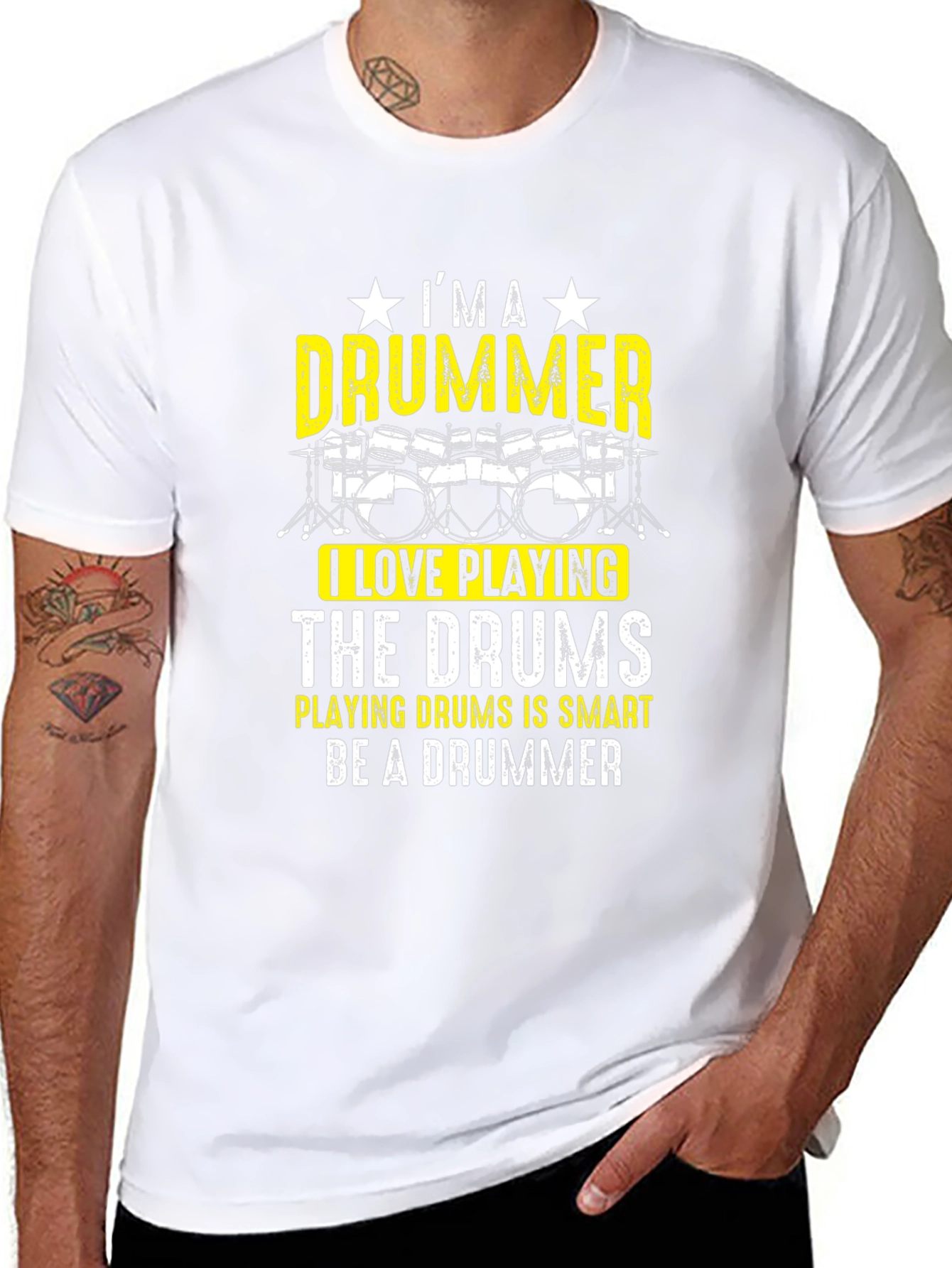 Im A Drummer T-Shirt - Funny Musician Tee