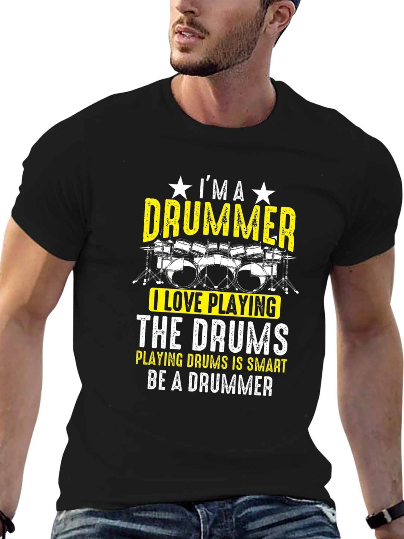 Im A Drummer T-Shirt - Funny Musician Tee