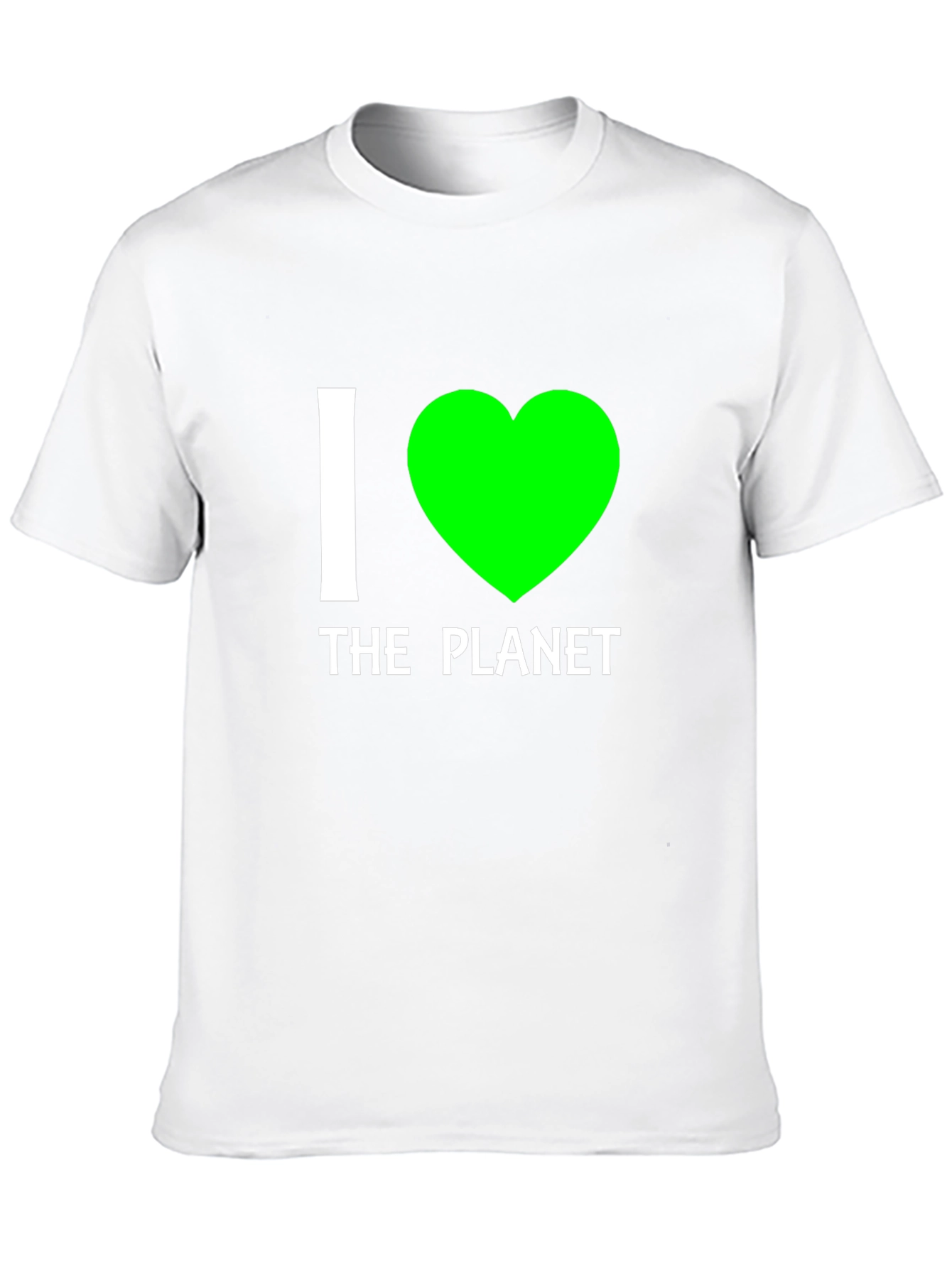 I Heart The Planet T-Shirt - Eco-Friendly Design