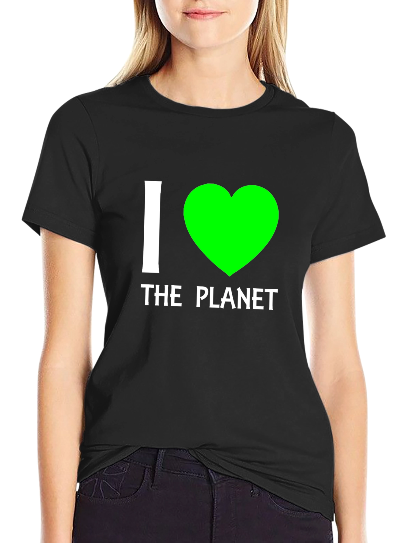 I Heart The Planet T-Shirt - Eco-Friendly Design