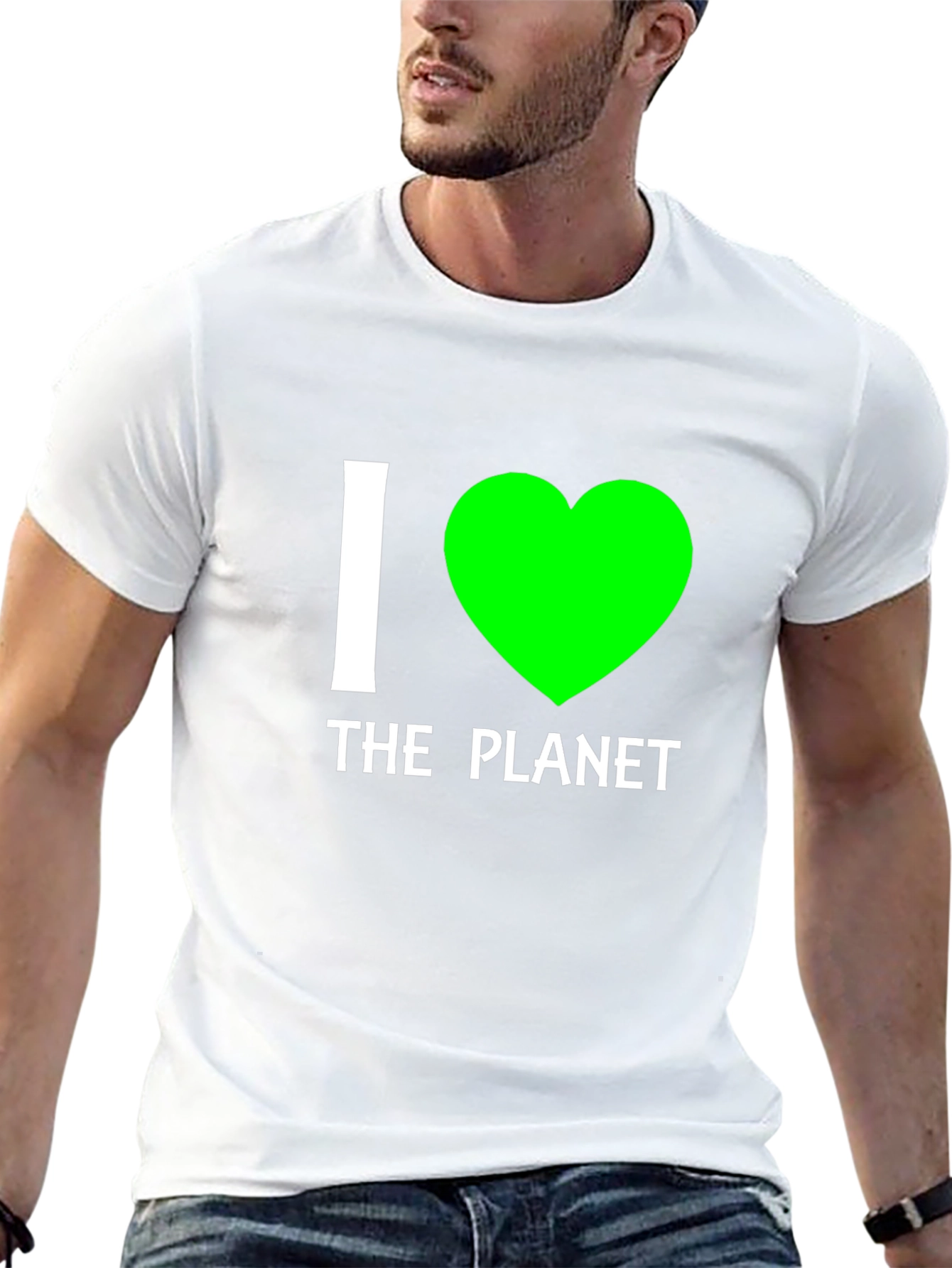 I Heart The Planet T-Shirt - Eco-Friendly Design
