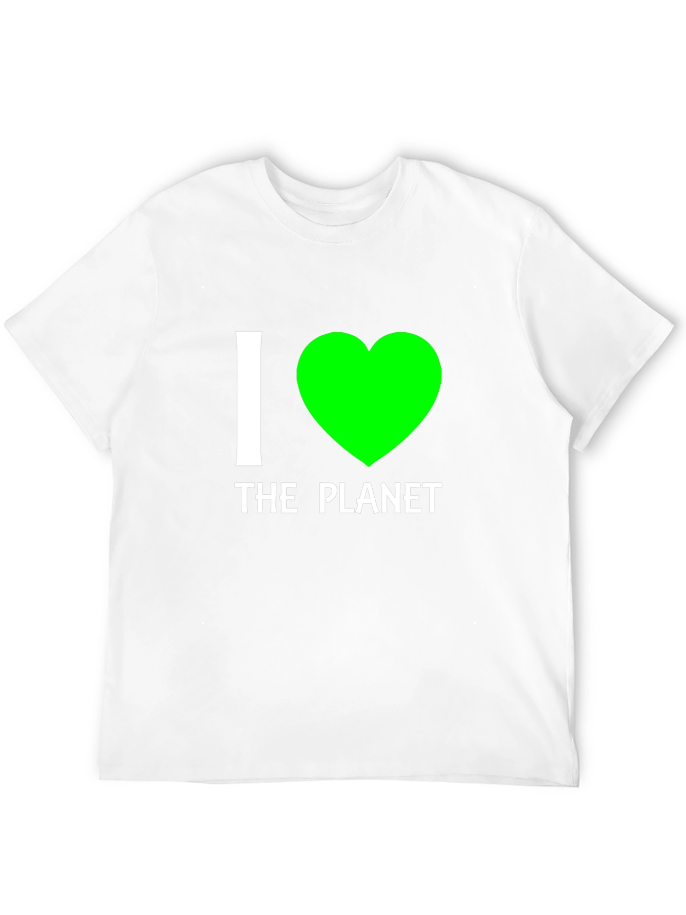 I Heart The Planet T-Shirt - Eco-Friendly Design