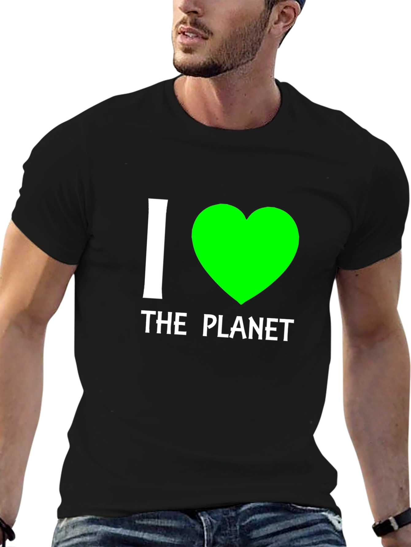 I Heart The Planet T-Shirt - Eco-Friendly Design