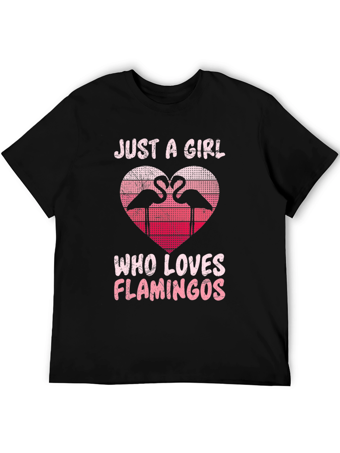 Just a Girl Who Loves Flamingos Graphic Tee