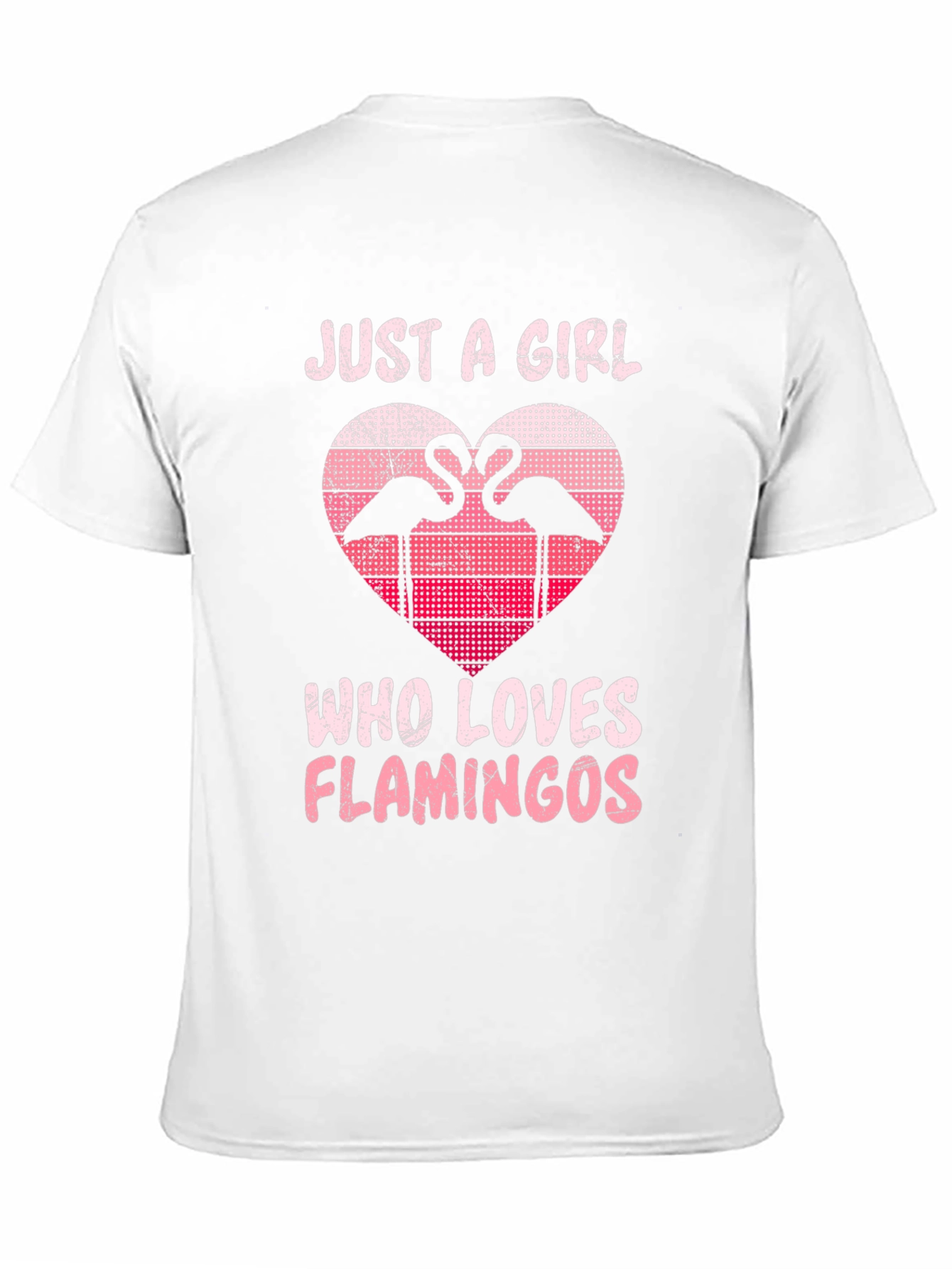Just a Girl Who Loves Flamingos Graphic Tee