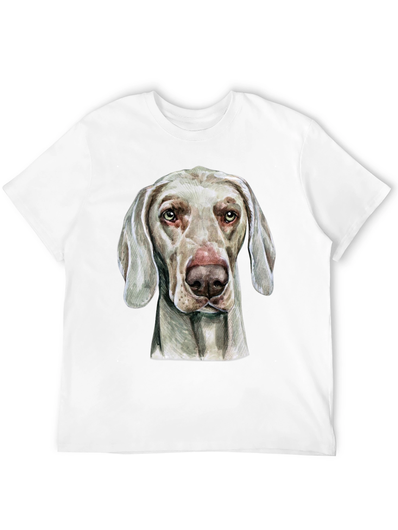 Weimaraner Dog Graphic T-Shirt - Unisex Black Tee