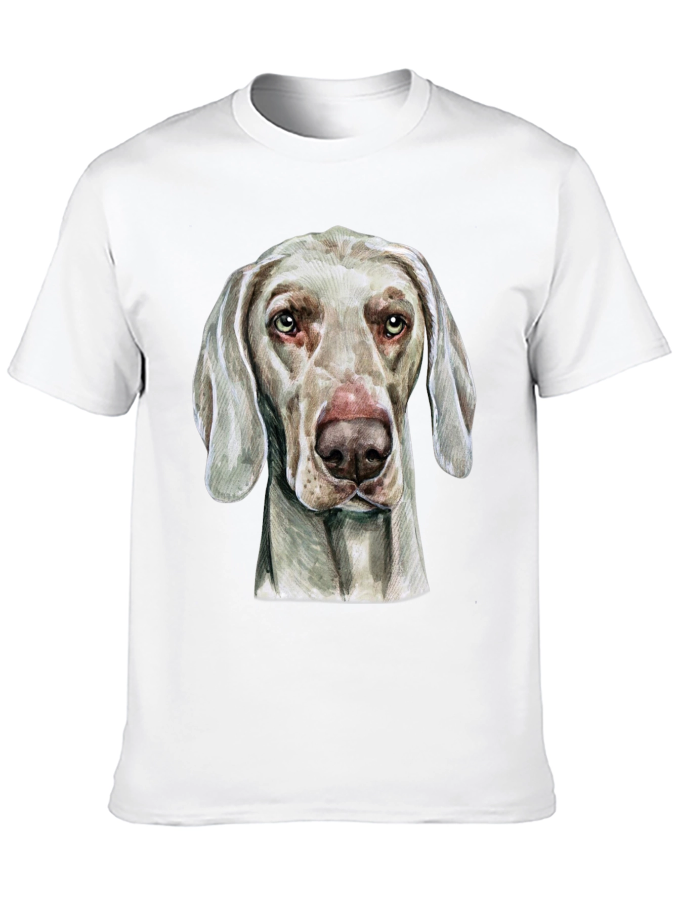 Weimaraner Dog Graphic T-Shirt - Unisex Black Tee