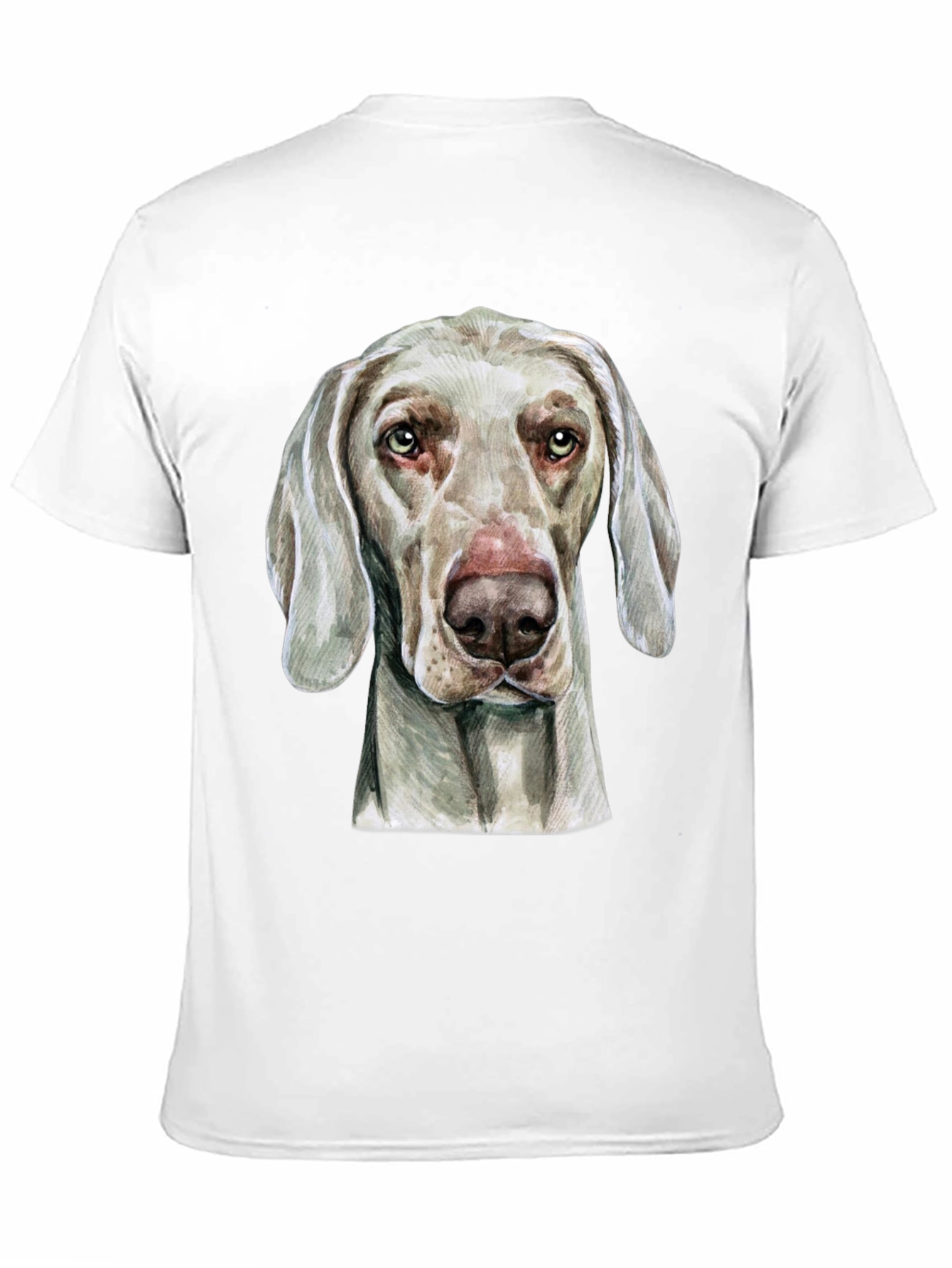 Weimaraner Dog Graphic T-Shirt - Unisex Black Tee