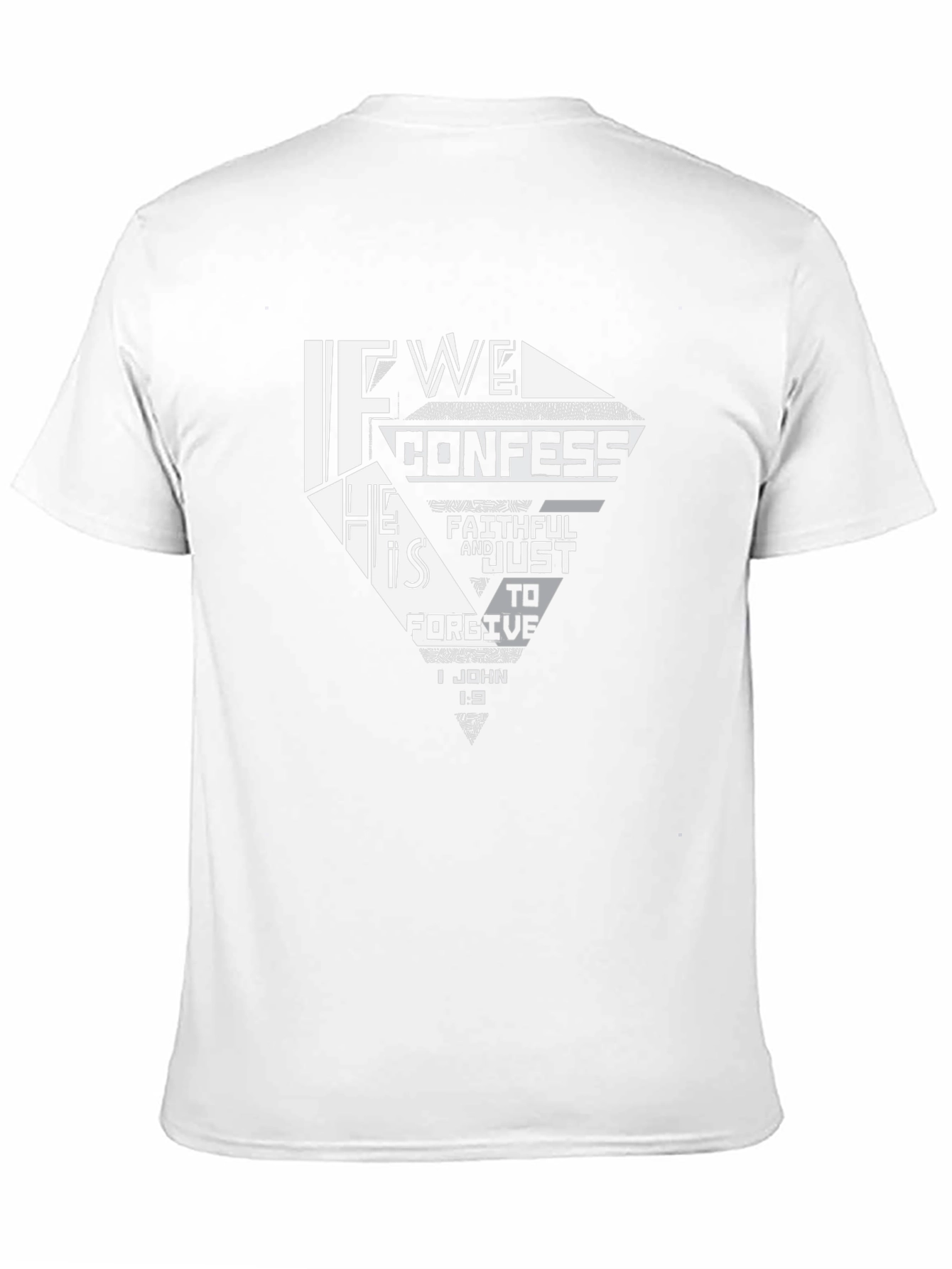 Faithful Confess Graphic T-Shirt - Black
