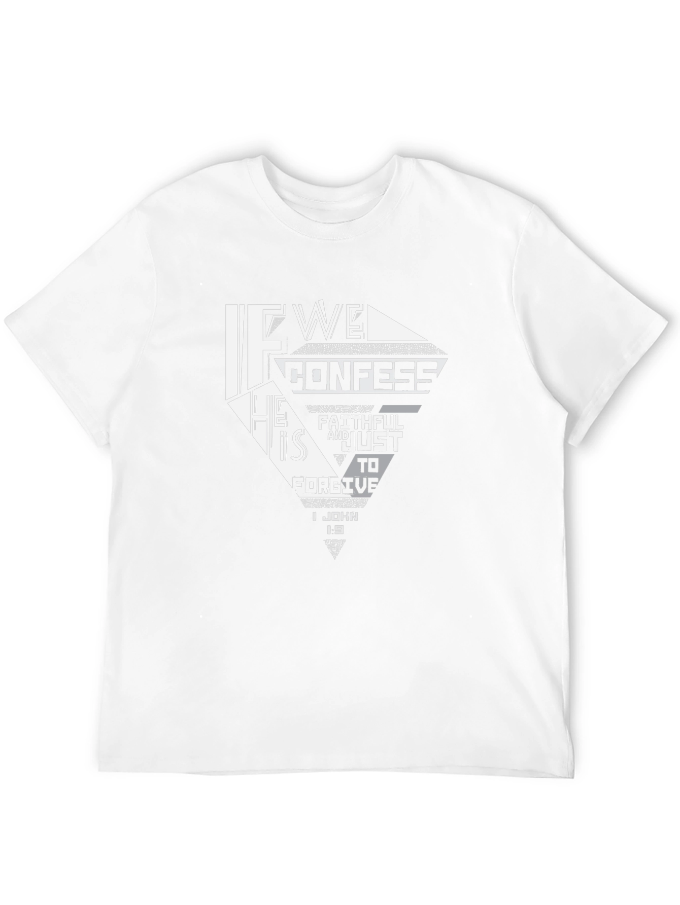 Faithful Confess Graphic T-Shirt - Black