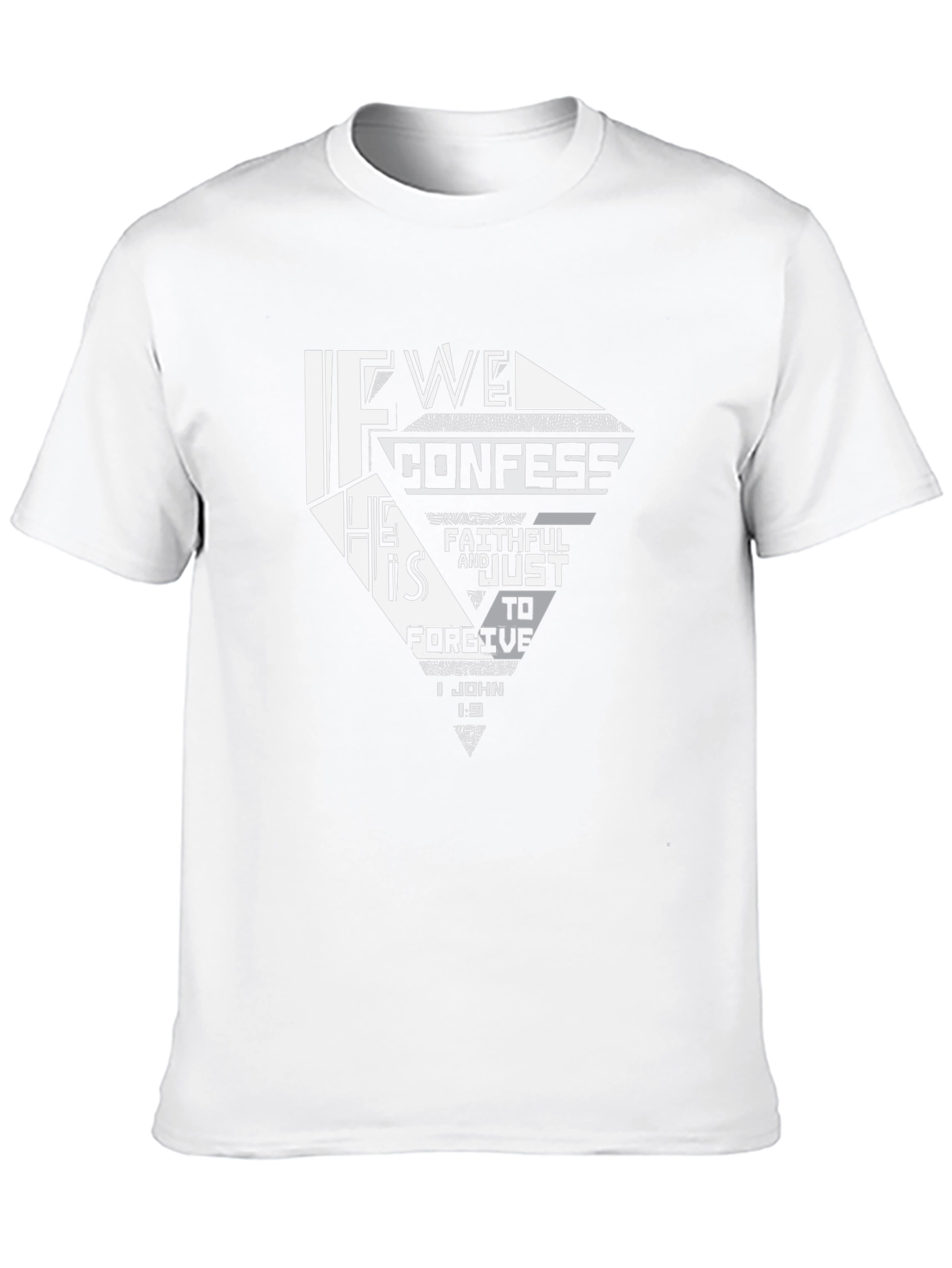 Faithful Confess Graphic T-Shirt - Black