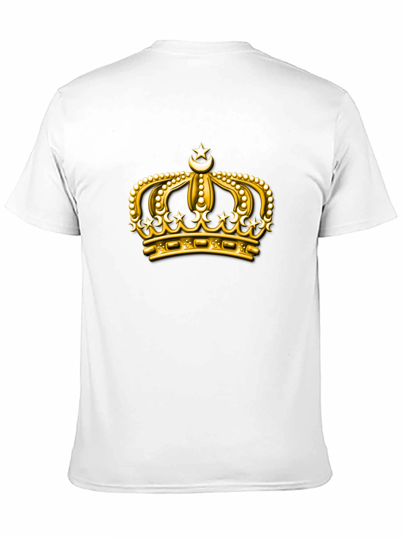 Gold Crown Graphic Black T-Shirt