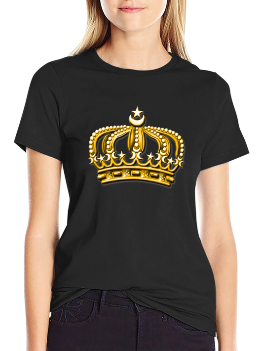 Gold Crown Graphic Black T-Shirt
