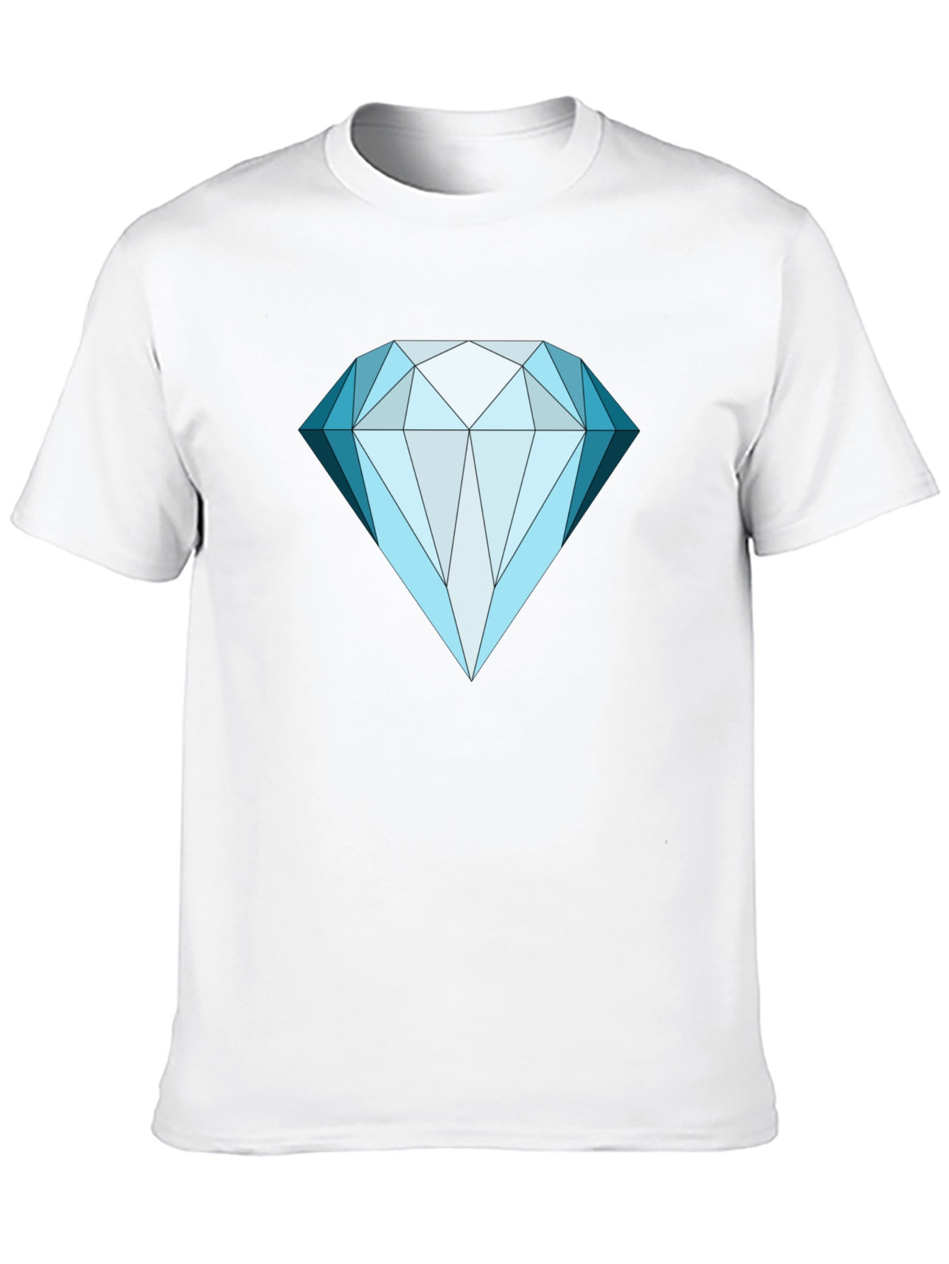 Diamond Graphic Tee - Bold Black Shirt