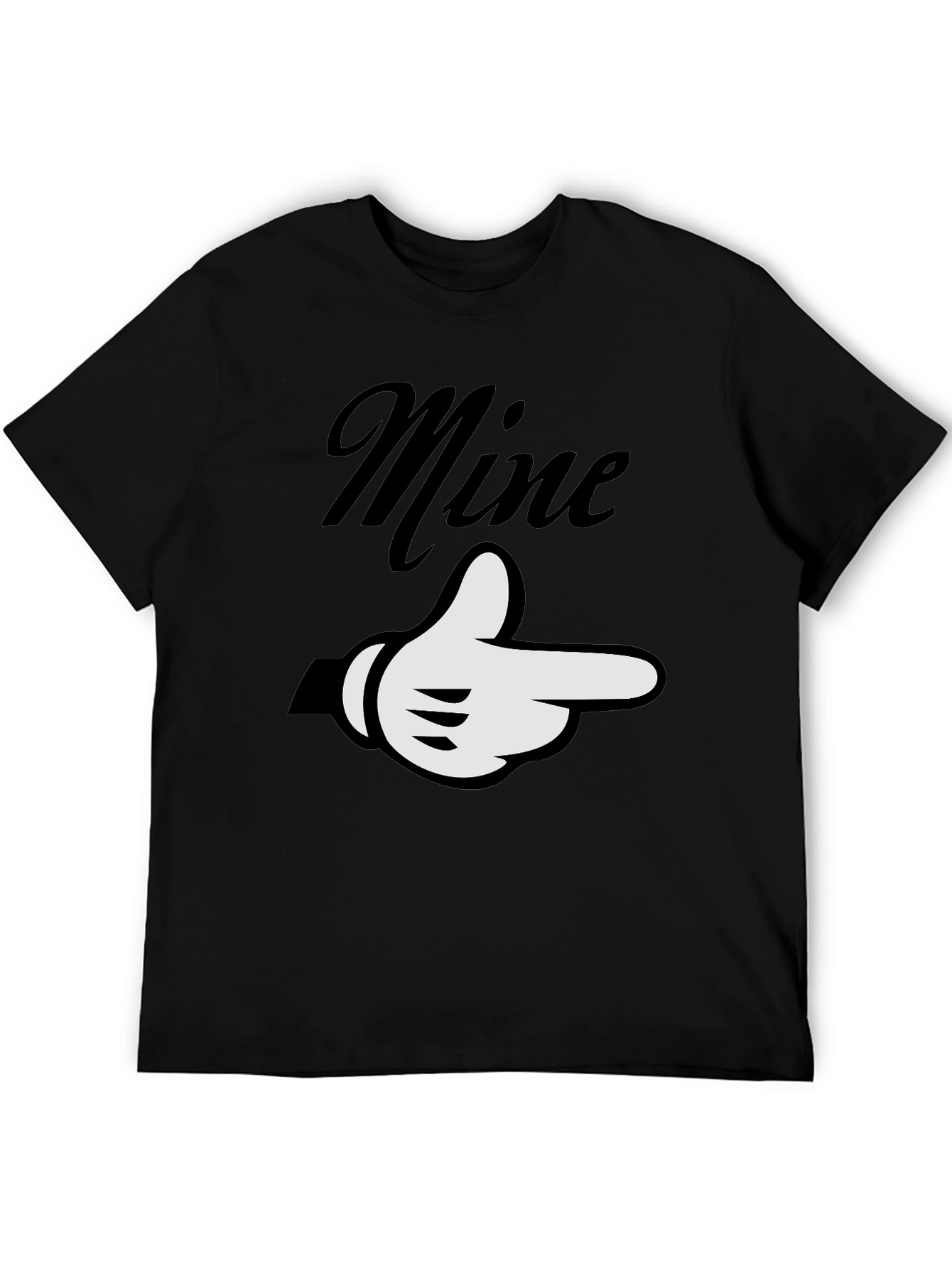 Mine Pointing Hand Graphic Tee - Unisex Soft Cotton