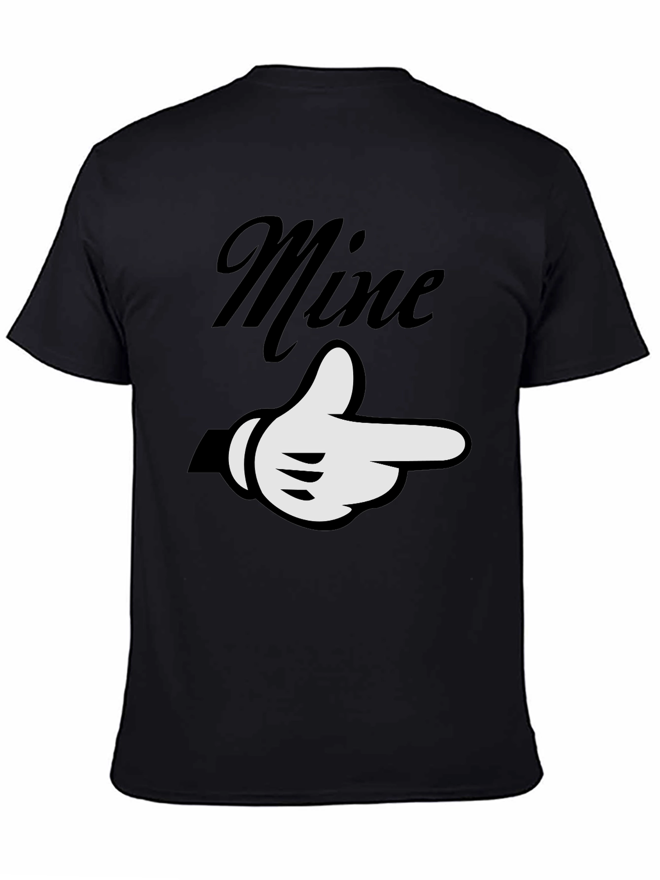 Mine Pointing Hand Graphic Tee - Unisex Soft Cotton