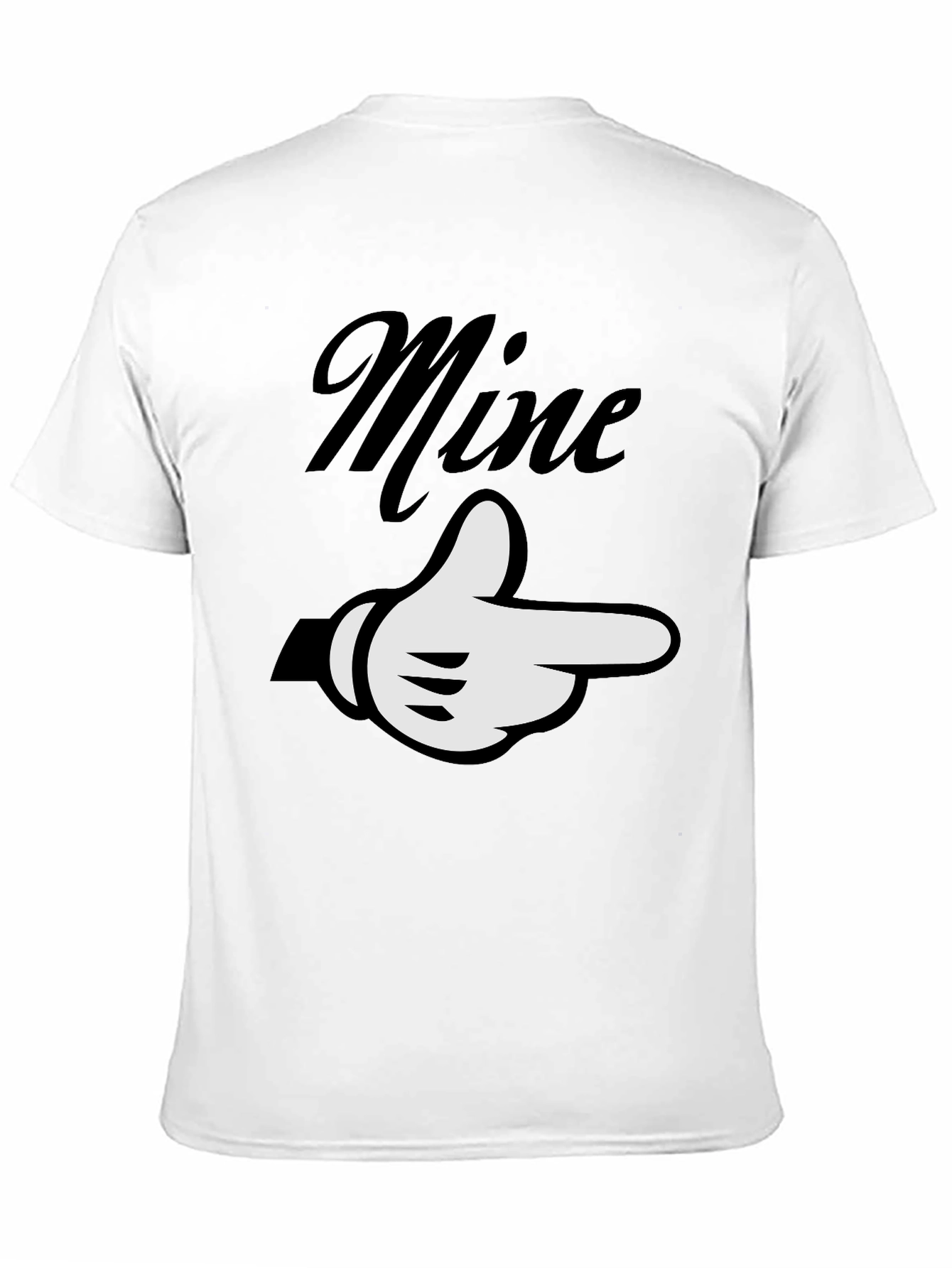 Mine Pointing Hand Graphic Tee - Unisex Soft Cotton