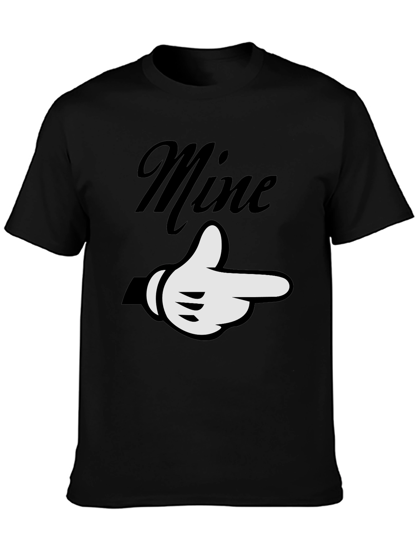 Mine Pointing Hand Graphic Tee - Unisex Soft Cotton
