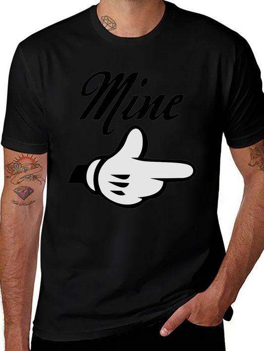 Mine Pointing Hand Graphic Tee - Unisex Soft Cotton