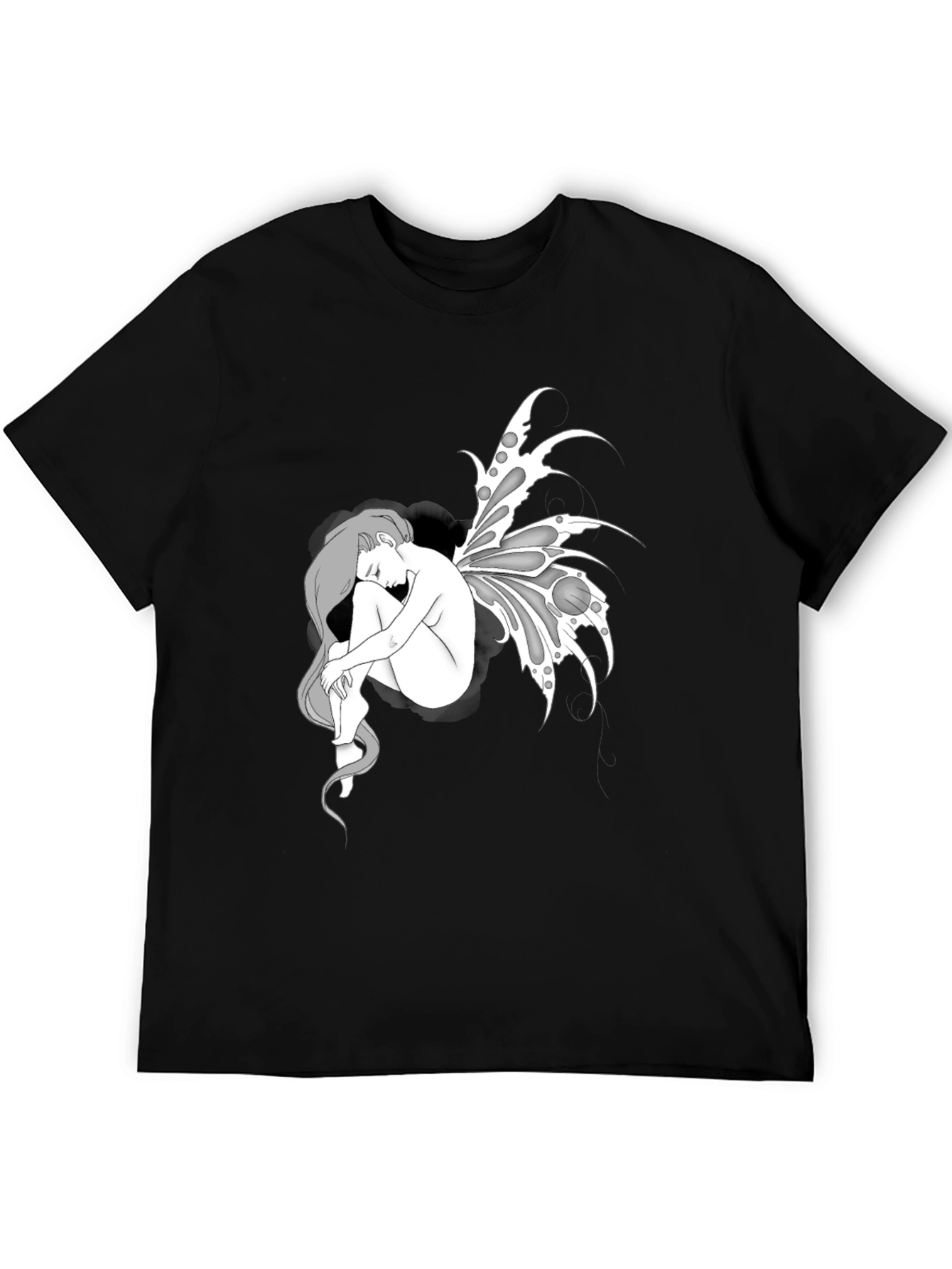 Fairy Graphic Black T-Shirt