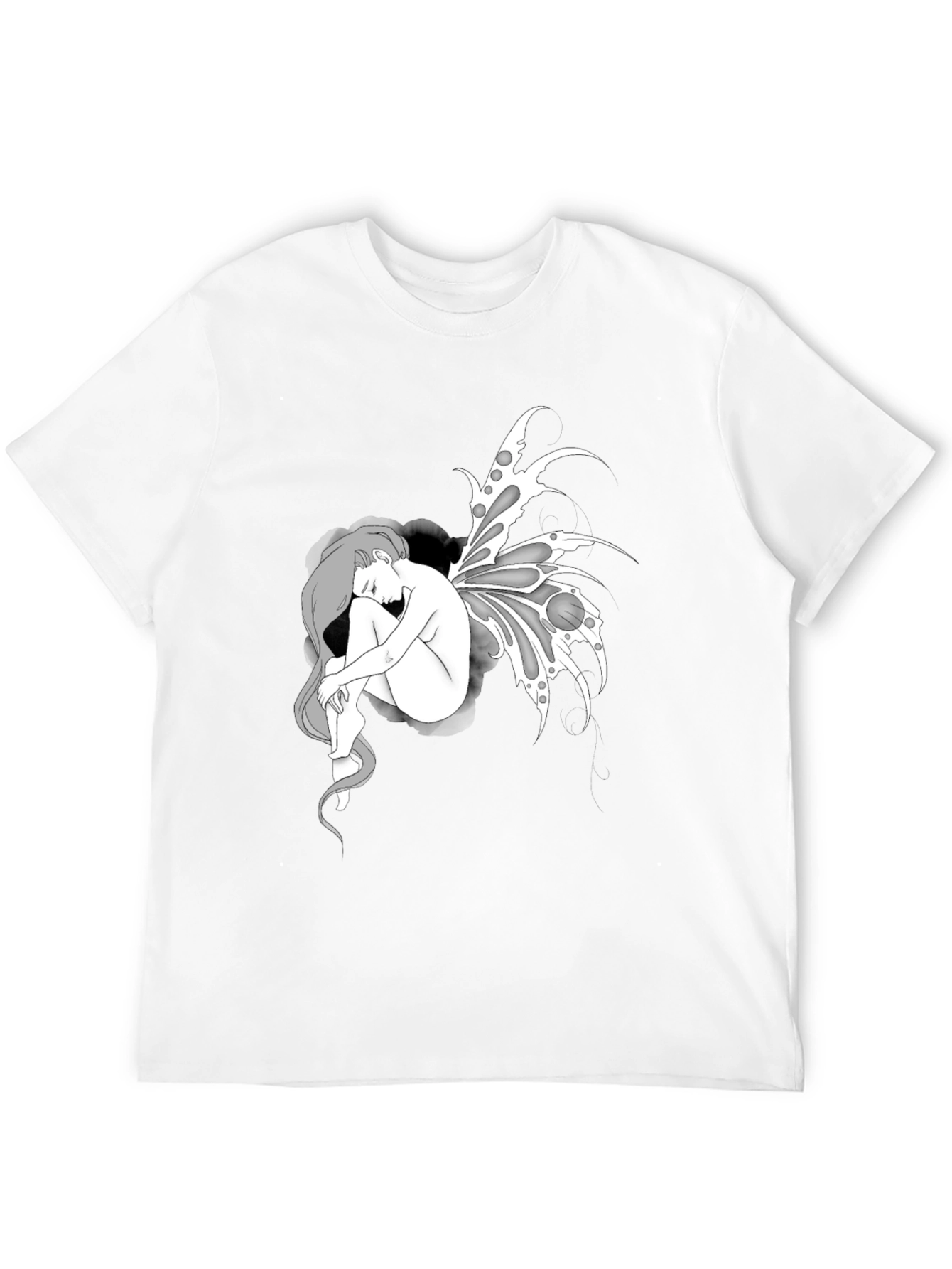 Fairy Graphic Black T-Shirt