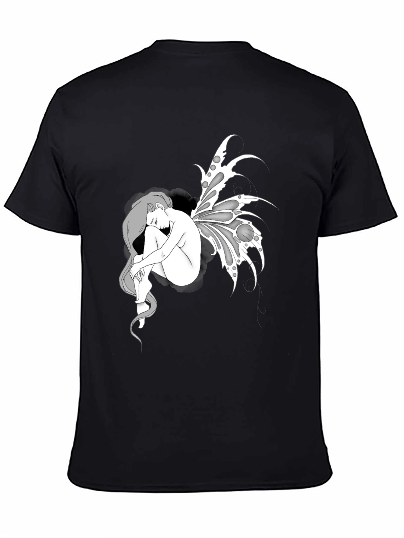Fairy Graphic Black T-Shirt