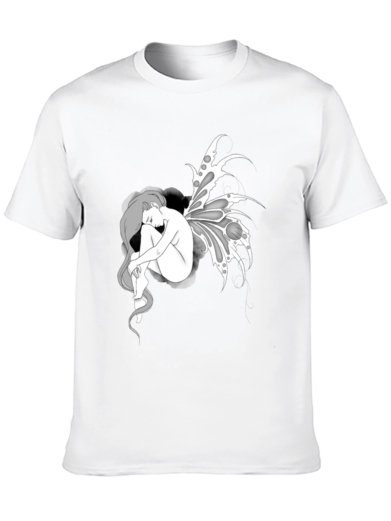 Fairy Graphic Black T-Shirt