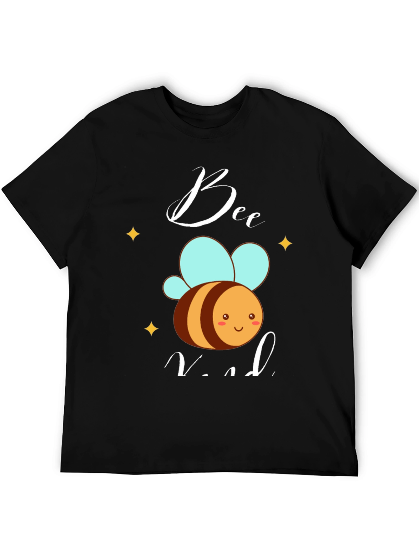 Bee Kind T-Shirt -  Mens Black Graphic Tee
