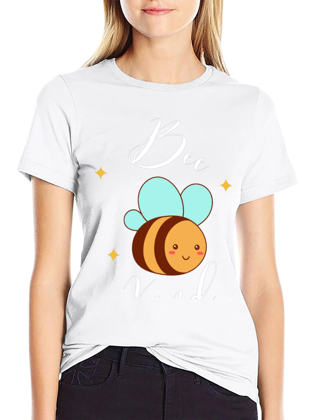 Bee Kind T-Shirt -  Mens Black Graphic Tee