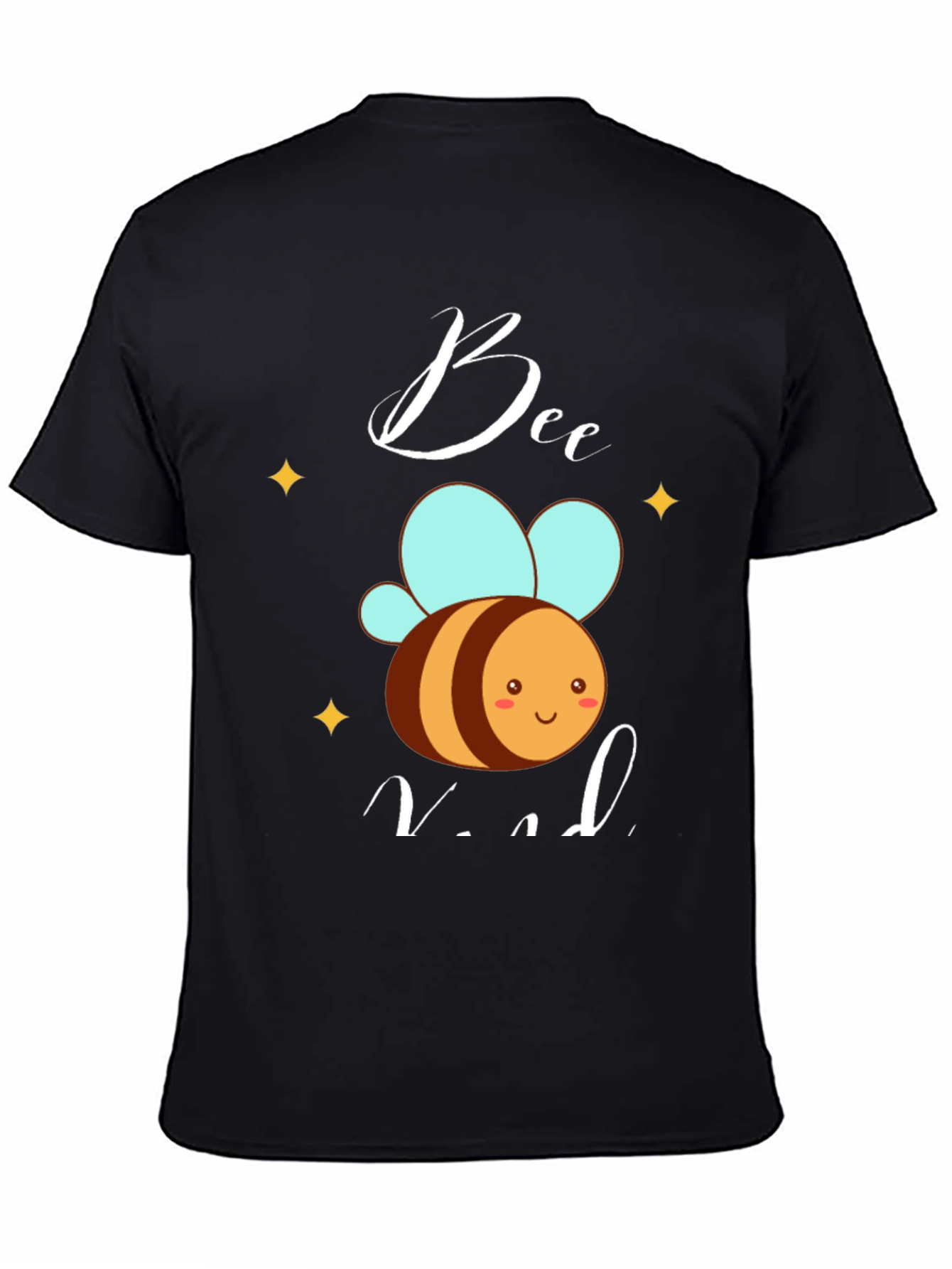 Bee Kind T-Shirt -  Mens Black Graphic Tee