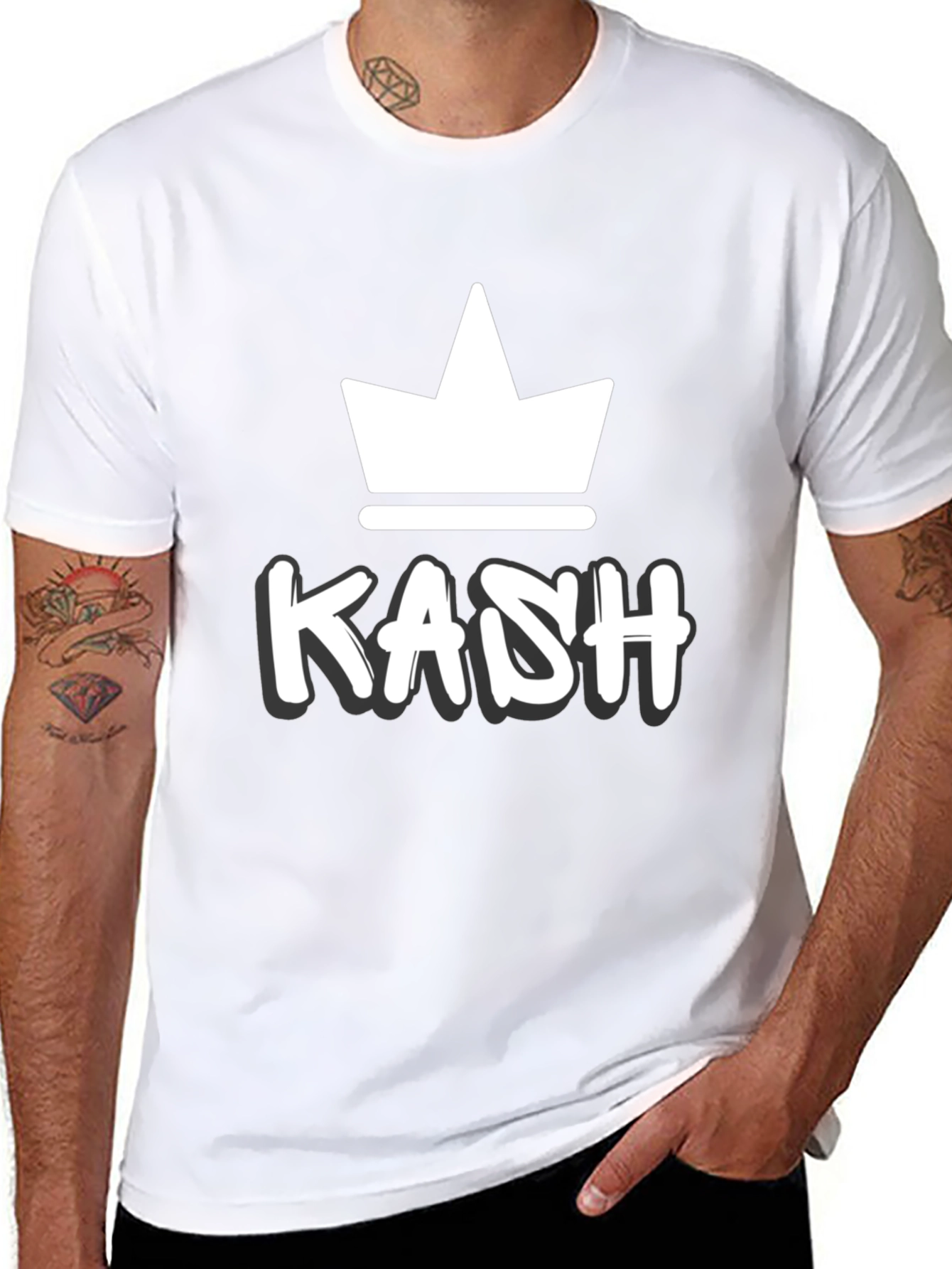 KASH Crown T-Shirt - Stylish Graphic Tee