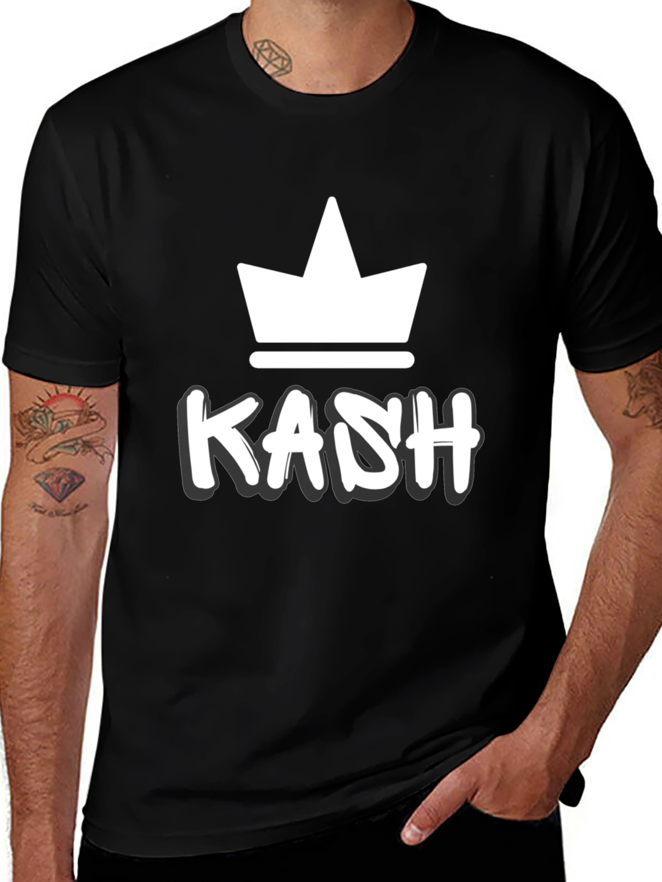 KASH Crown T-Shirt - Stylish Graphic Tee
