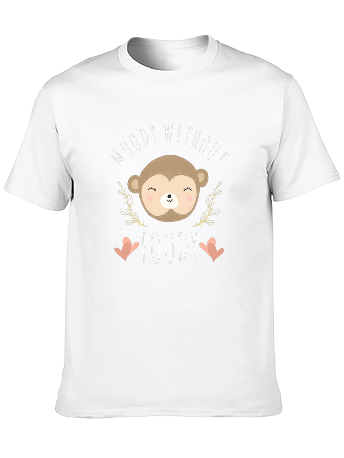 Moody Without Foody Black Graphic Tee