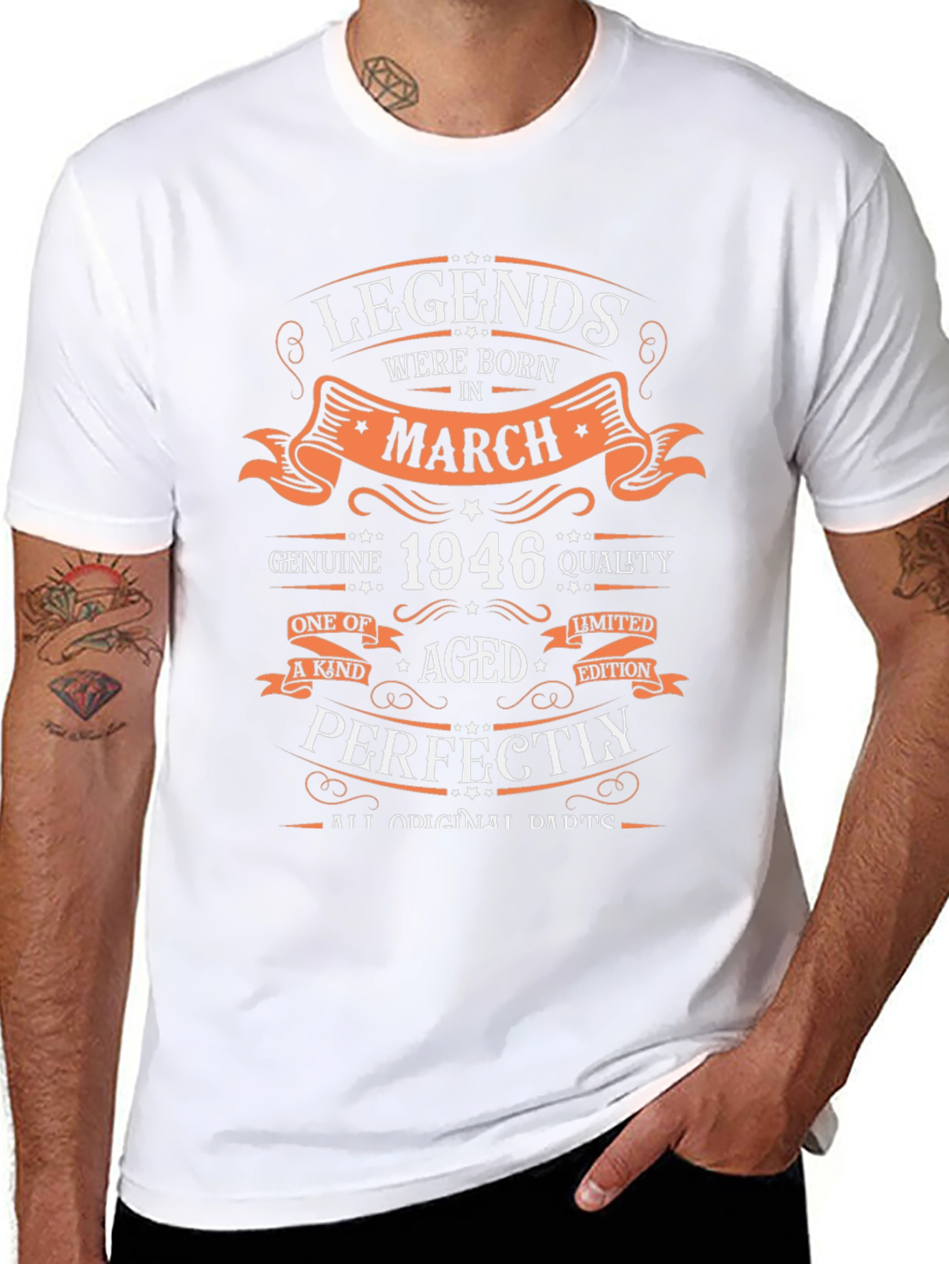 Legends Born in March 1946 T-Shirt