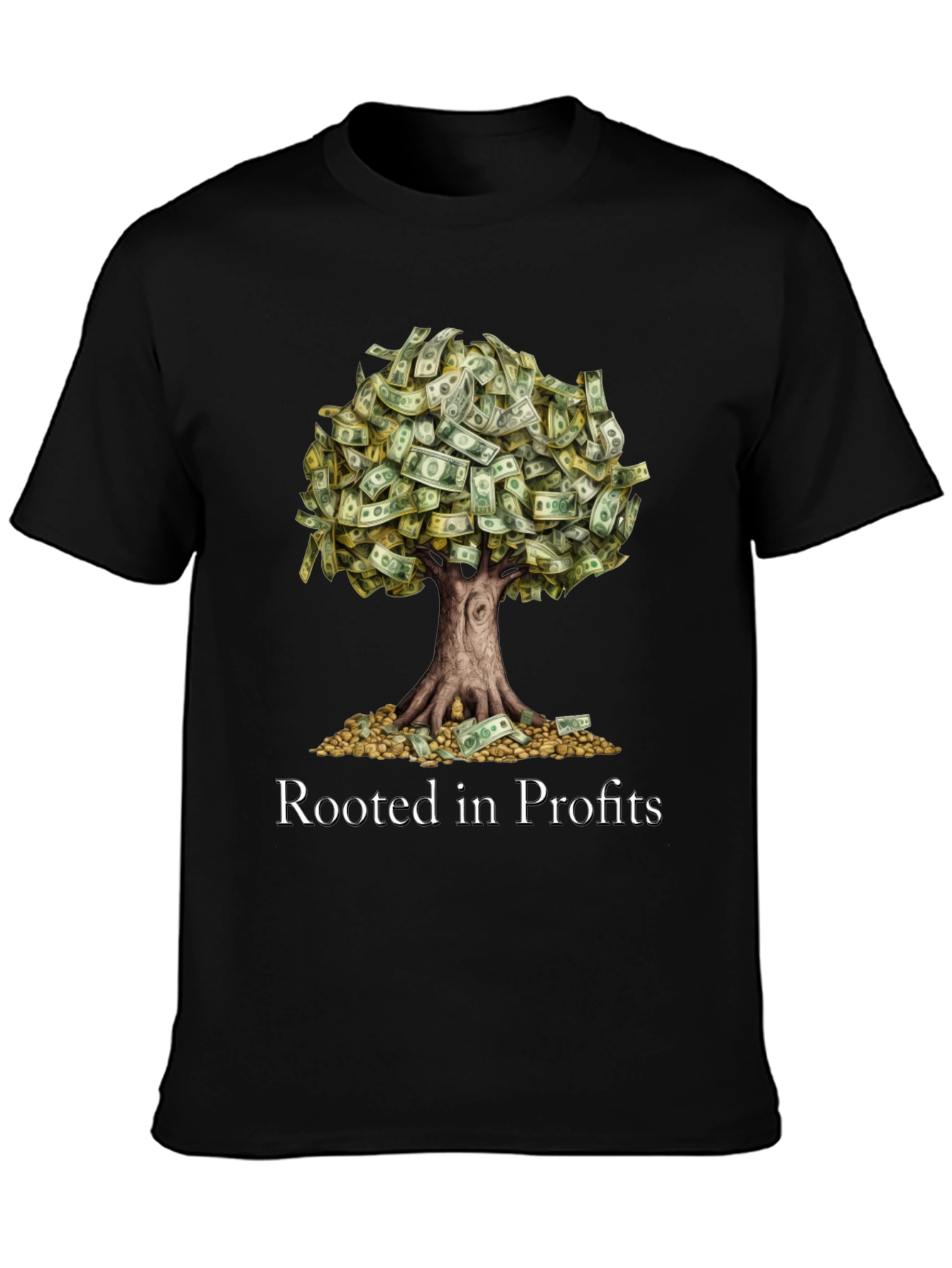 Rooted in Profits Graphic T-Shirt