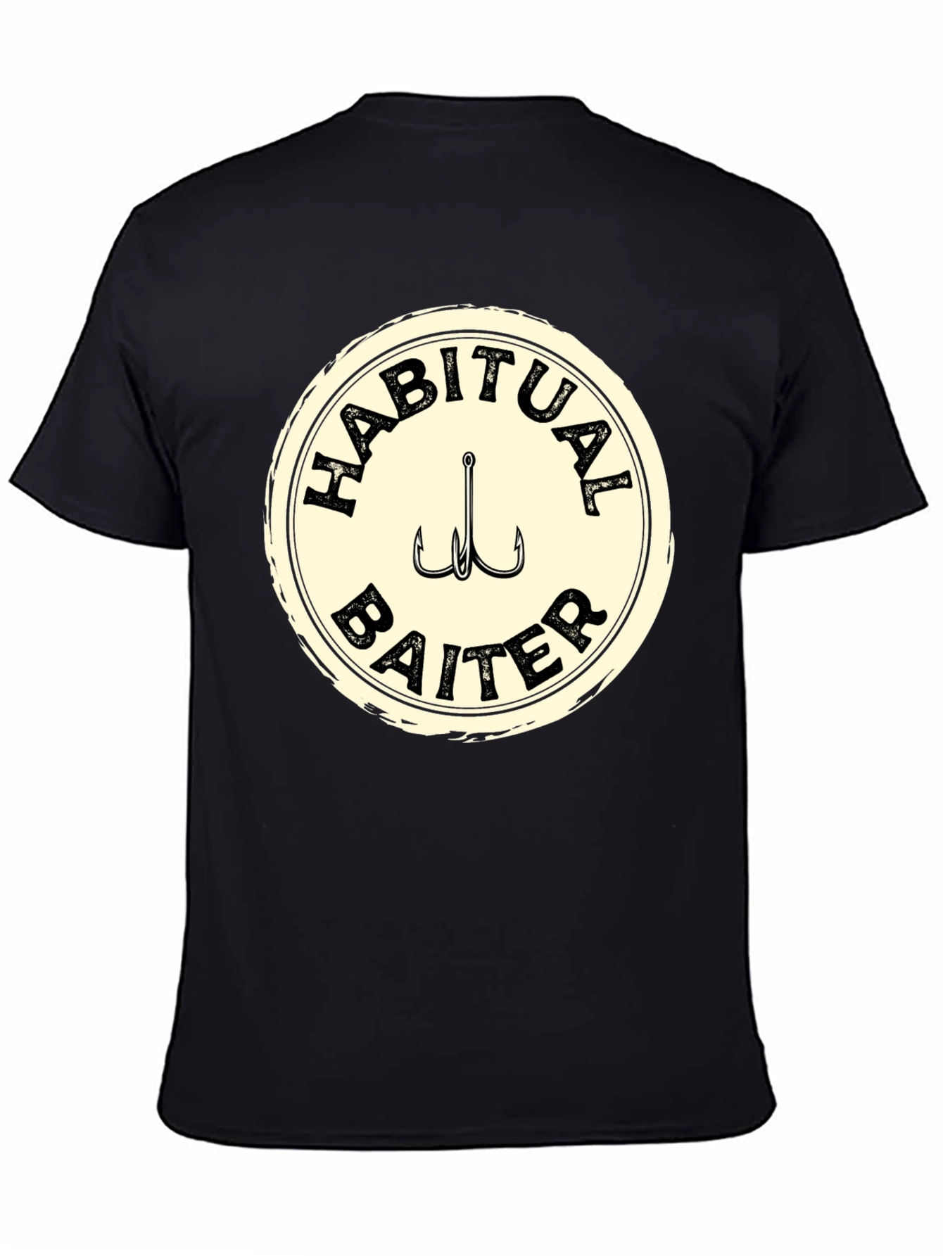 Habitual Baiter Fishing T-Shirt - Black