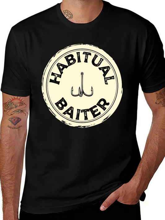 Habitual Baiter Fishing T-Shirt - Black