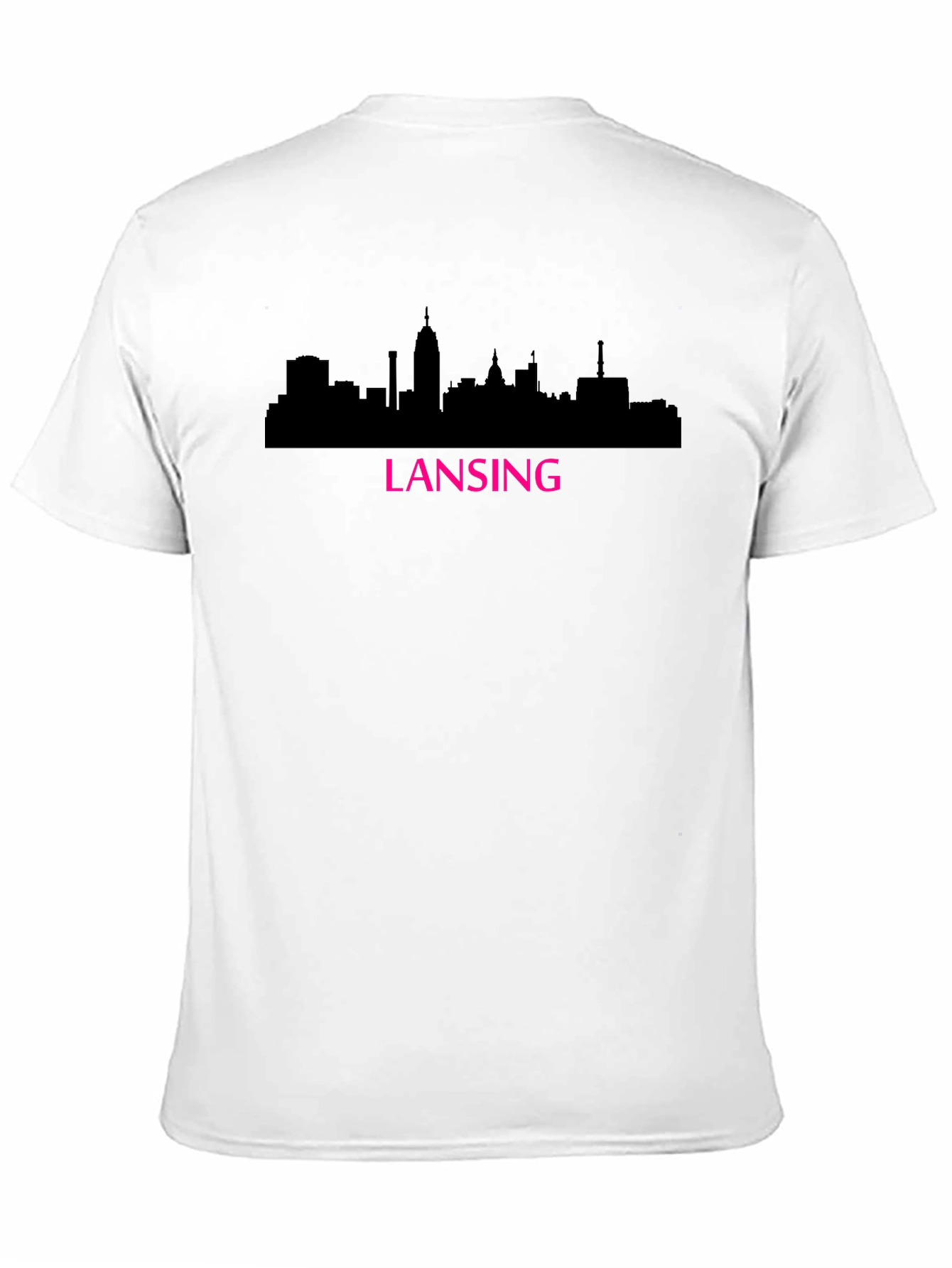 Lansing Skyline Graphic Tee - Black