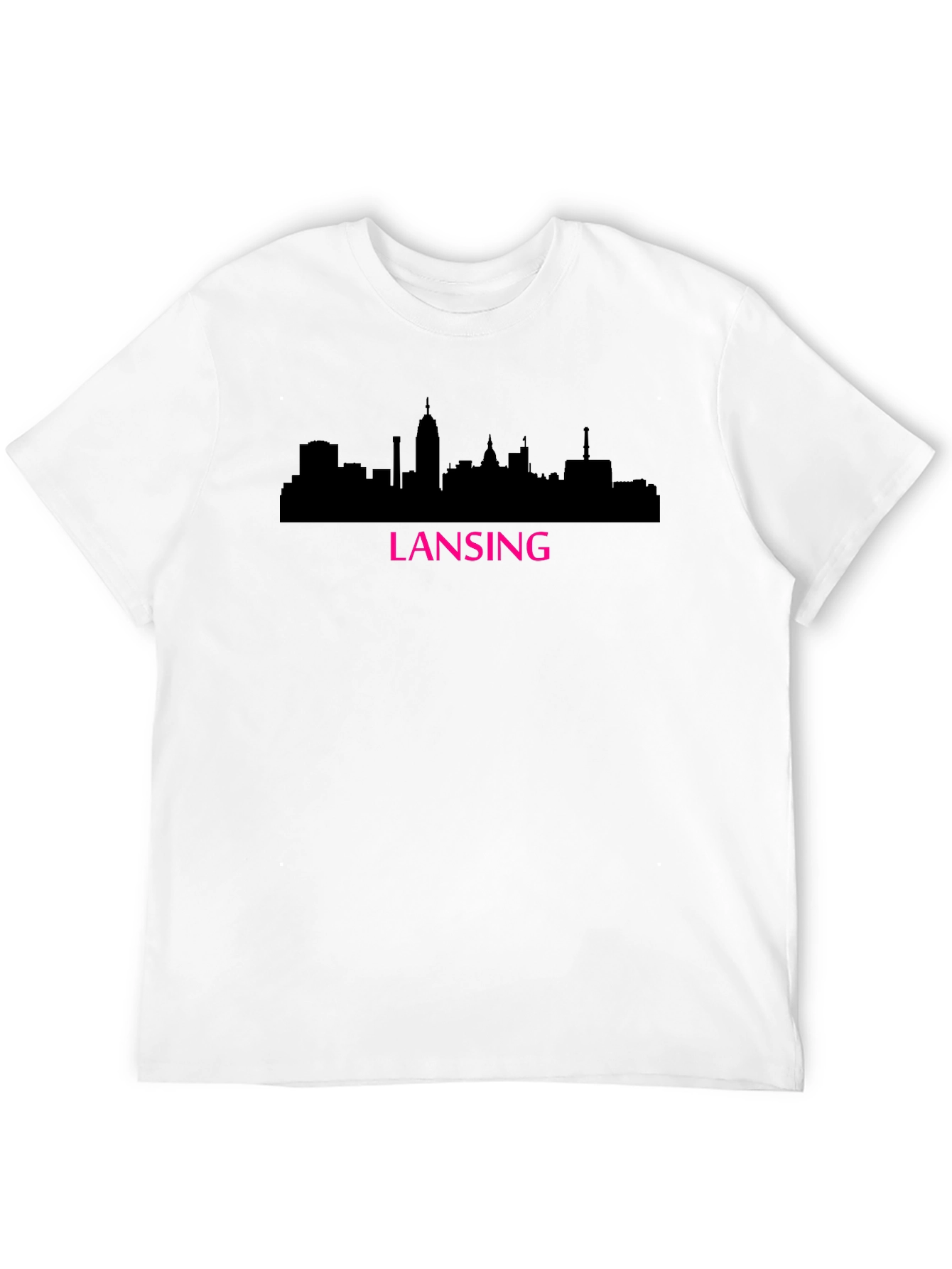 Lansing Skyline Graphic Tee - Black
