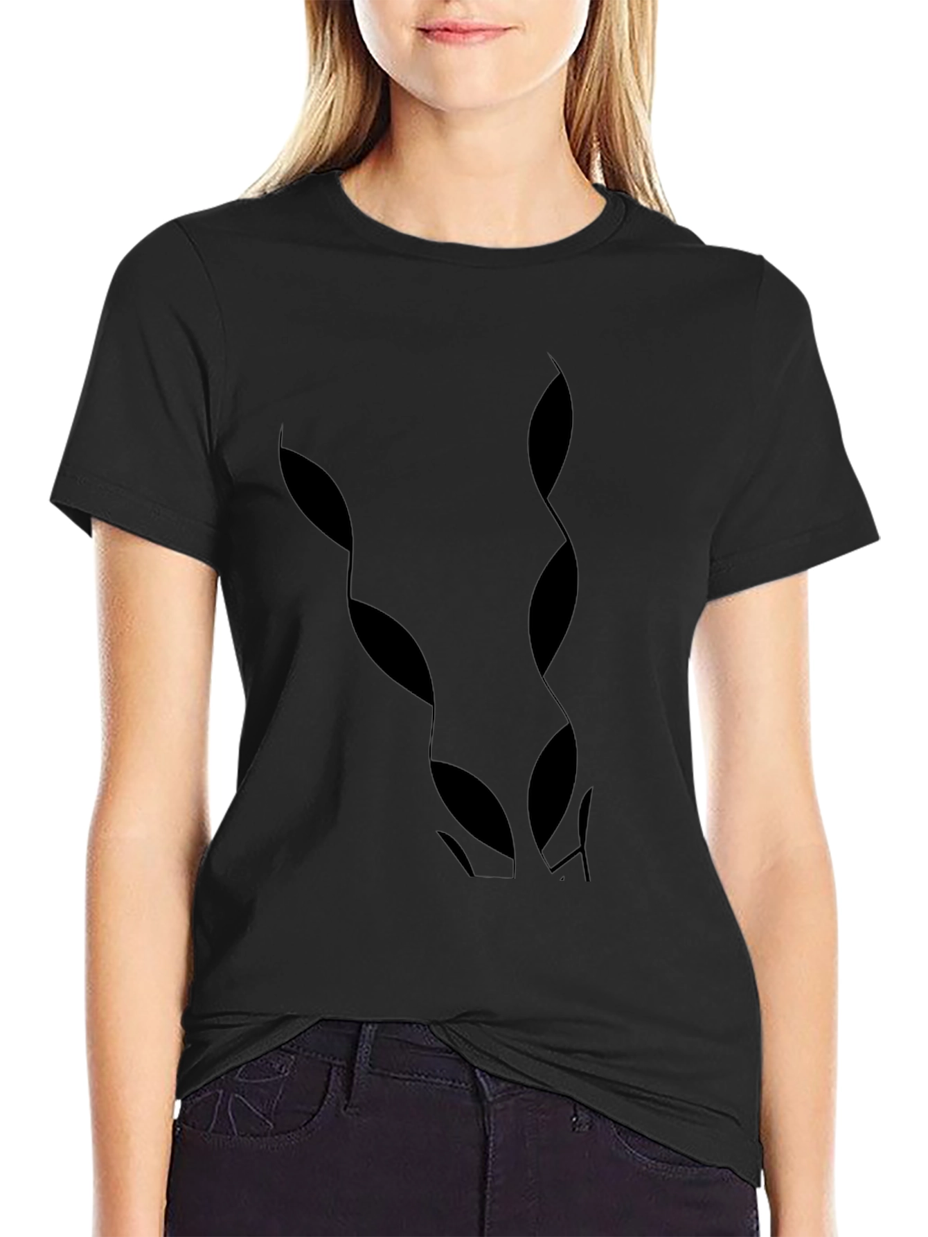 Black Alien Graphic Tee - Mens Casual Shirt