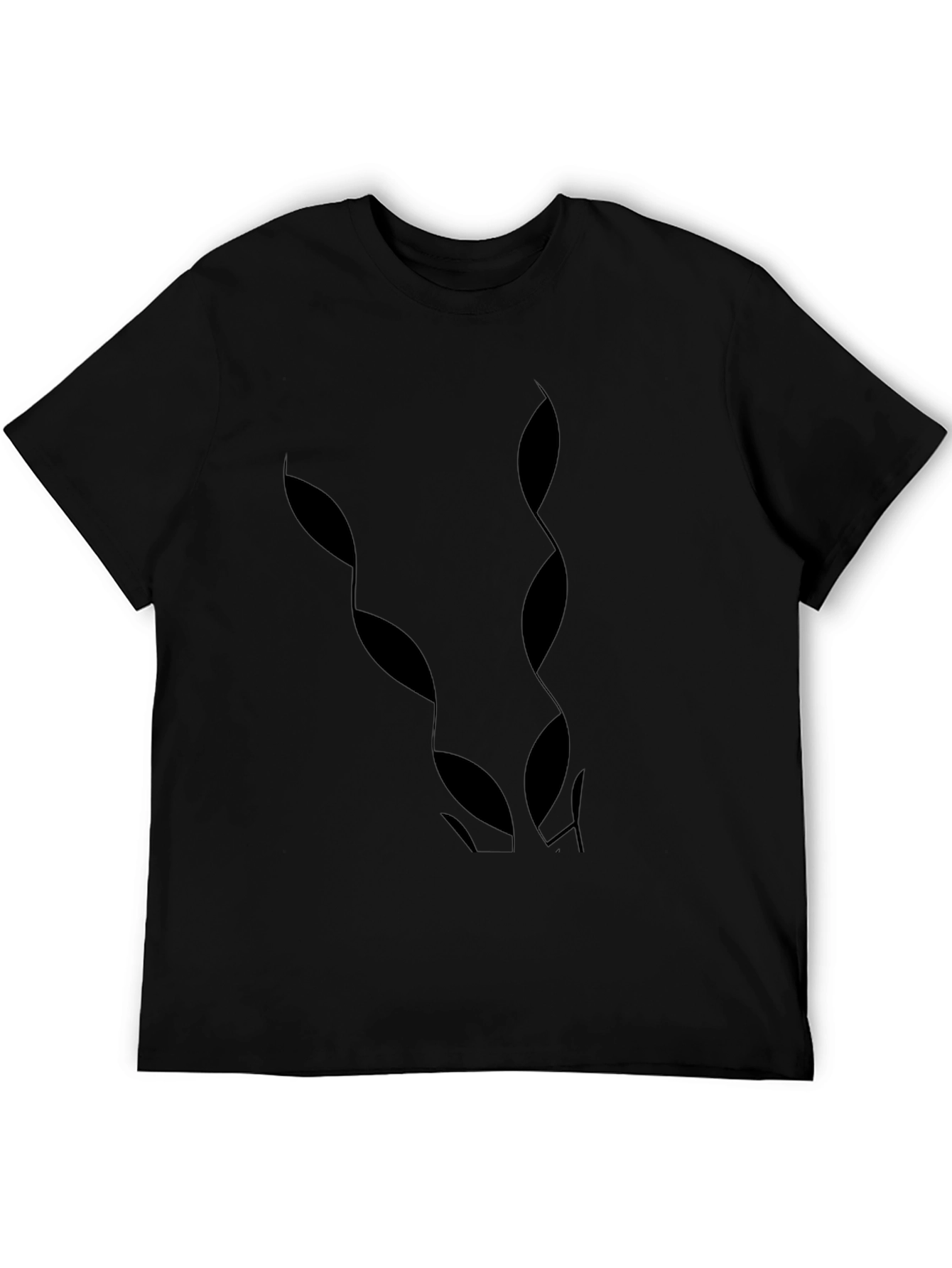 Black Alien Graphic Tee - Mens Casual Shirt