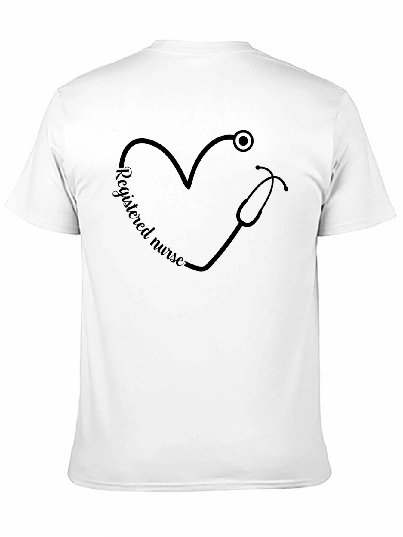 Registered Nurse Stethoscope Heart T-Shirt