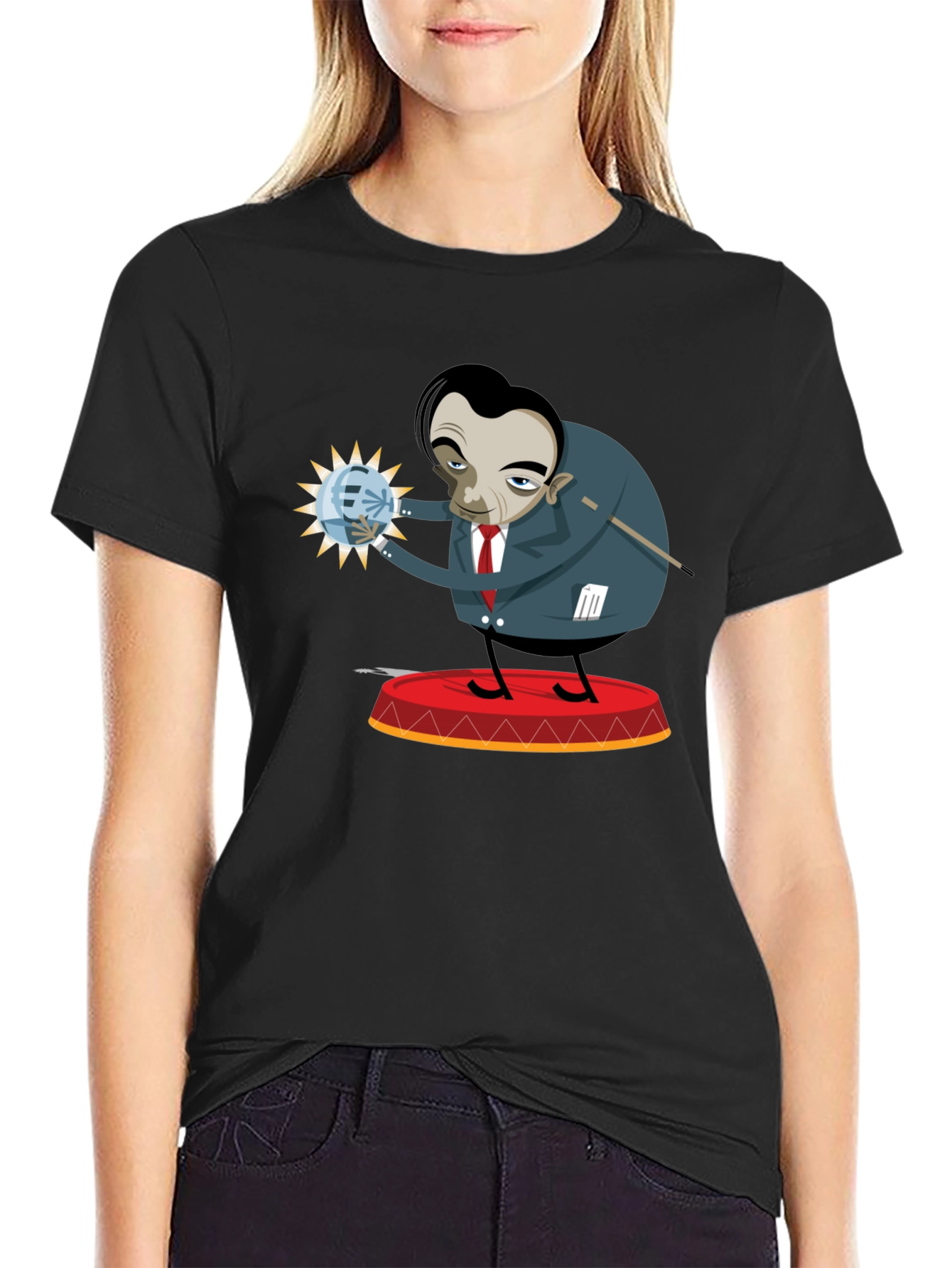 Mr. Bean Magic Act T-Shirt - Black